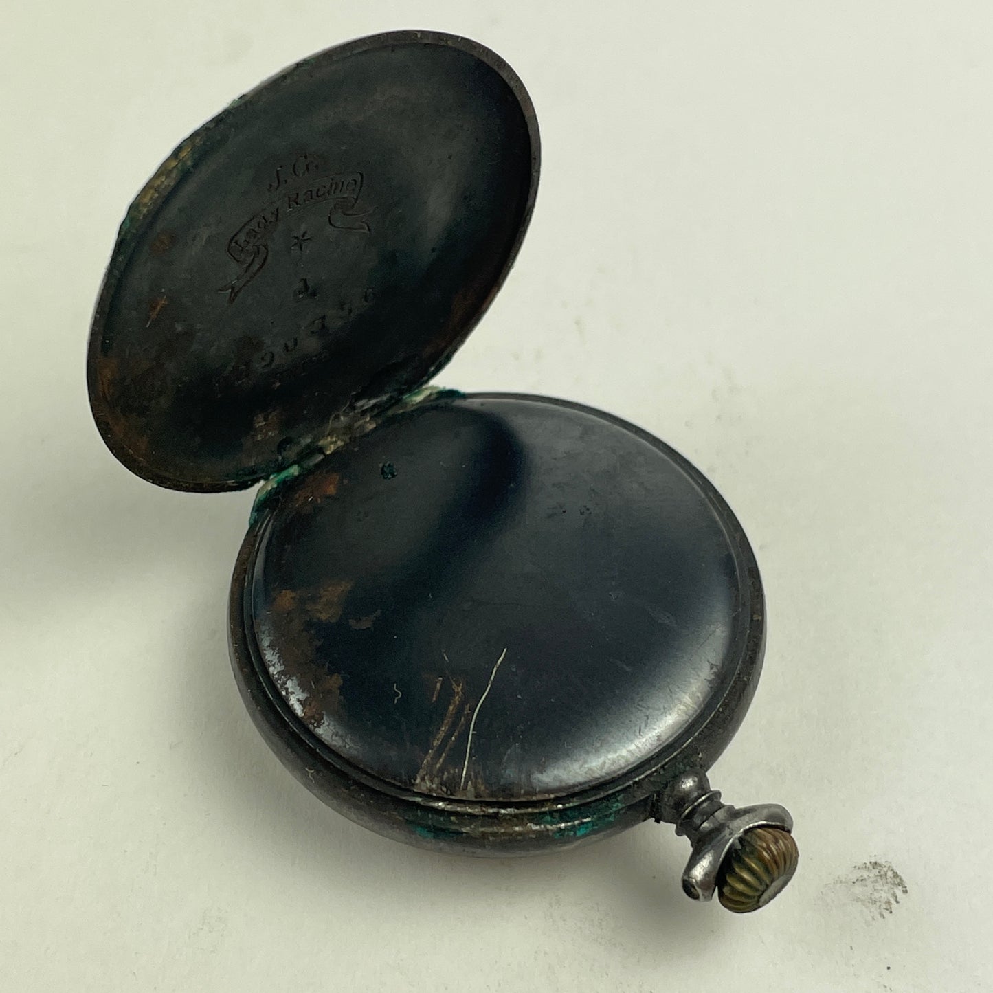 Nov Lot 30- Swiss Pocket Watch in Leather Case
