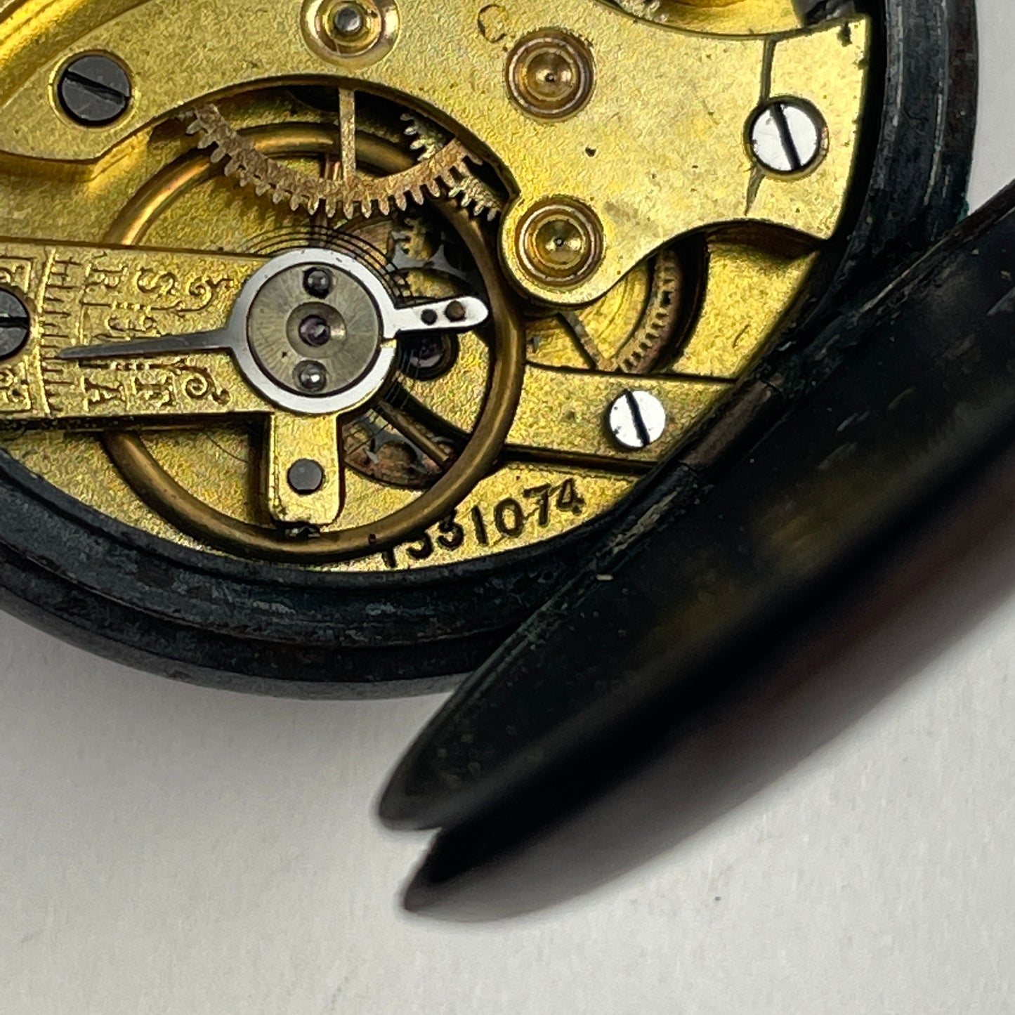 Nov Lot 30- Swiss Pocket Watch in Leather Case
