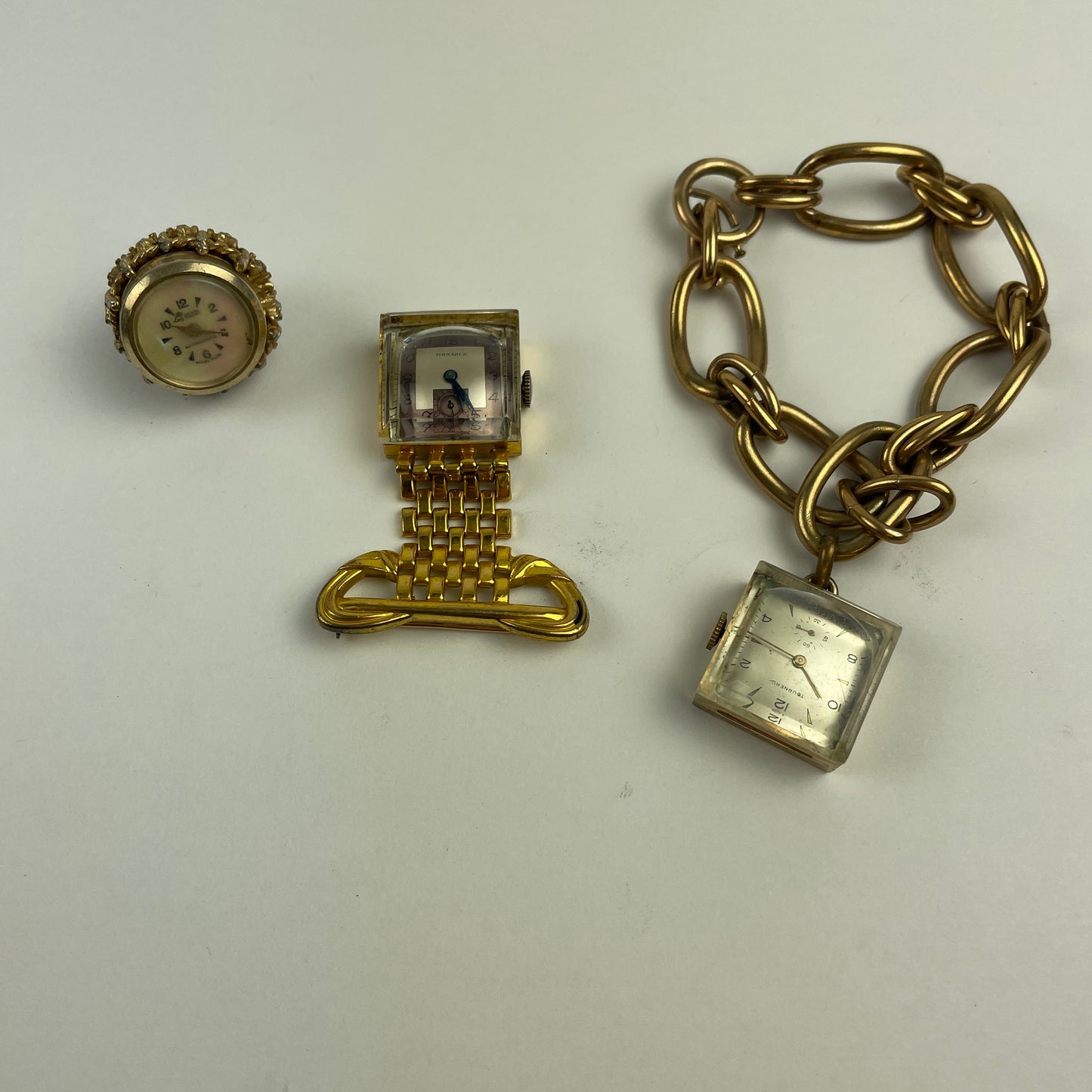 Nov Lot 74- Swiss Ladies’ Lapel Watches (3)