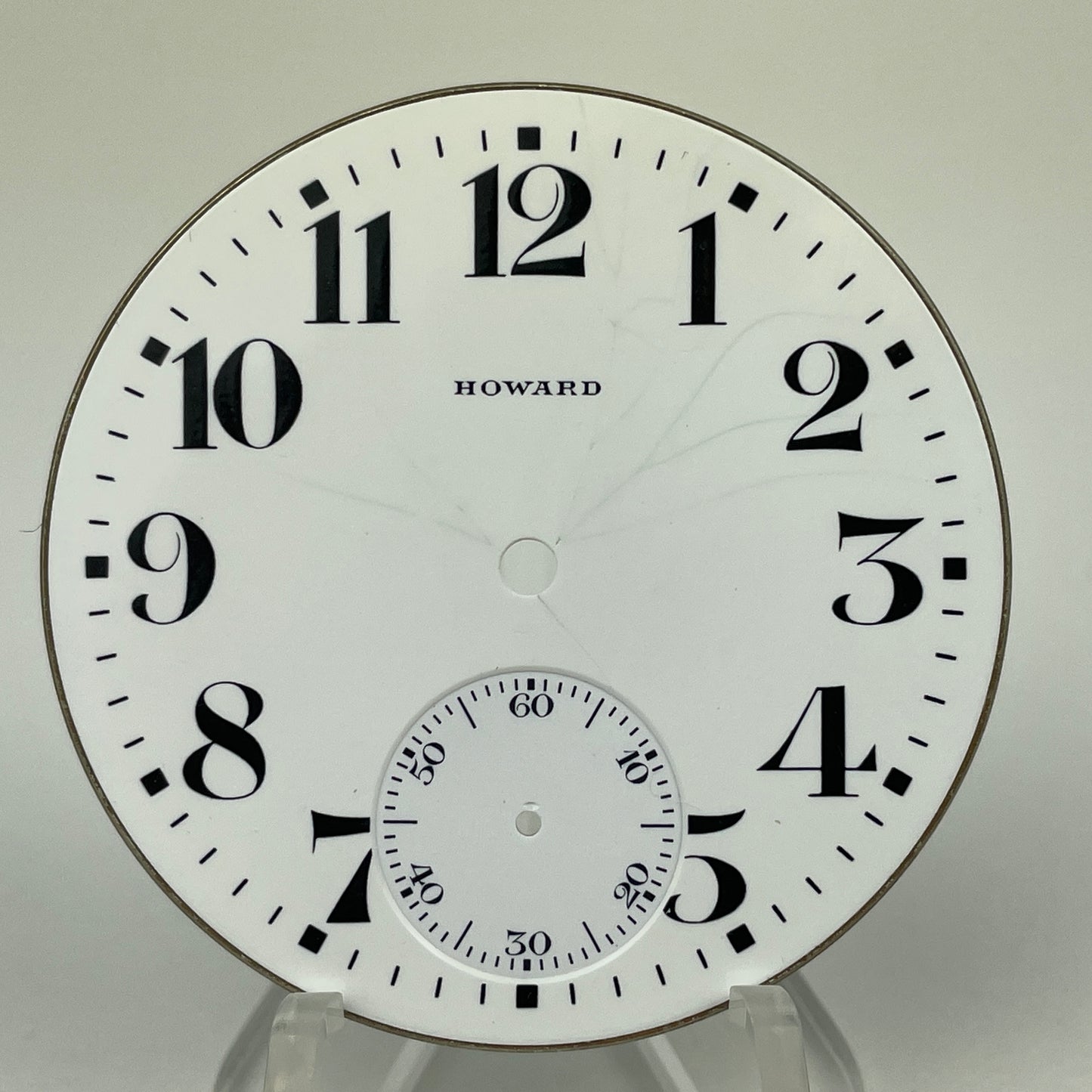 E. Howard & Co. 16 Size Friction Railroad Pocket Watch Dial