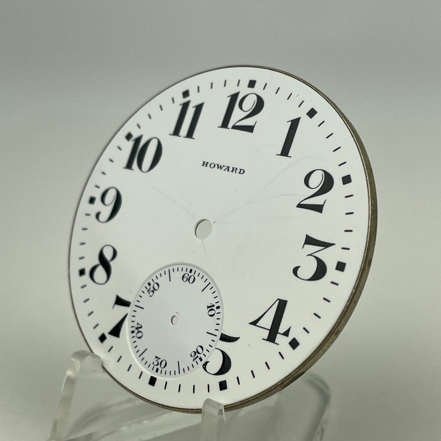 E. Howard & Co. 16 Size Friction Railroad Pocket Watch Dial