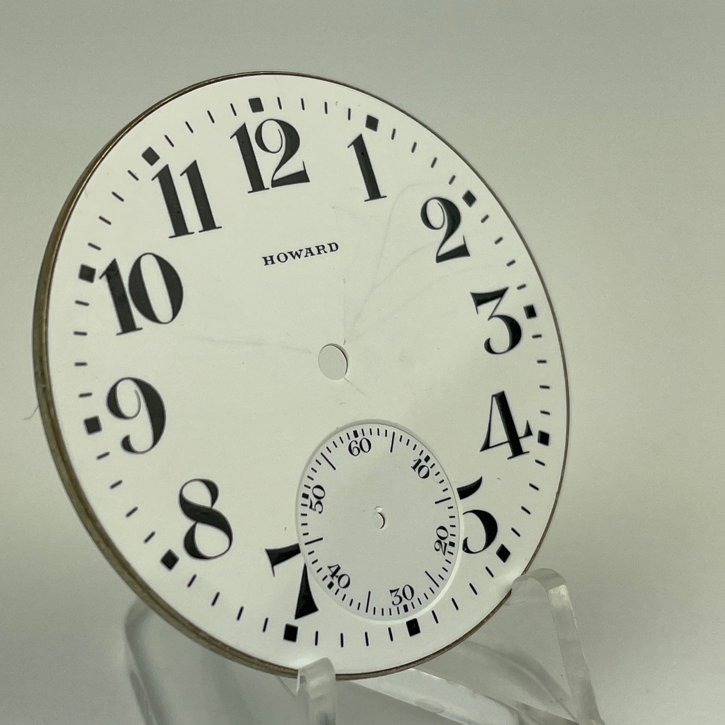 E. Howard & Co. 16 Size Friction Railroad Pocket Watch Dial