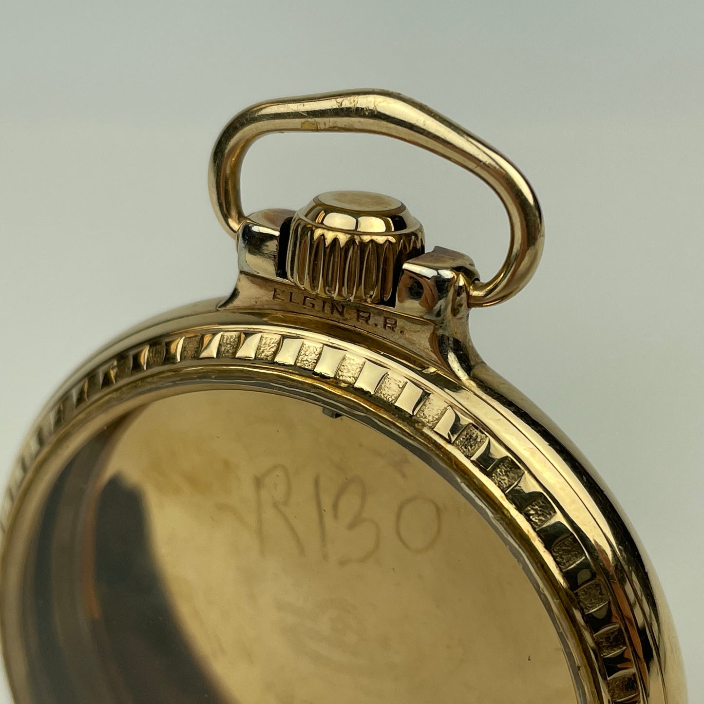 Elgin 16 Size "R.R." Screw Cover Railroad YGF Pocket Watch Case