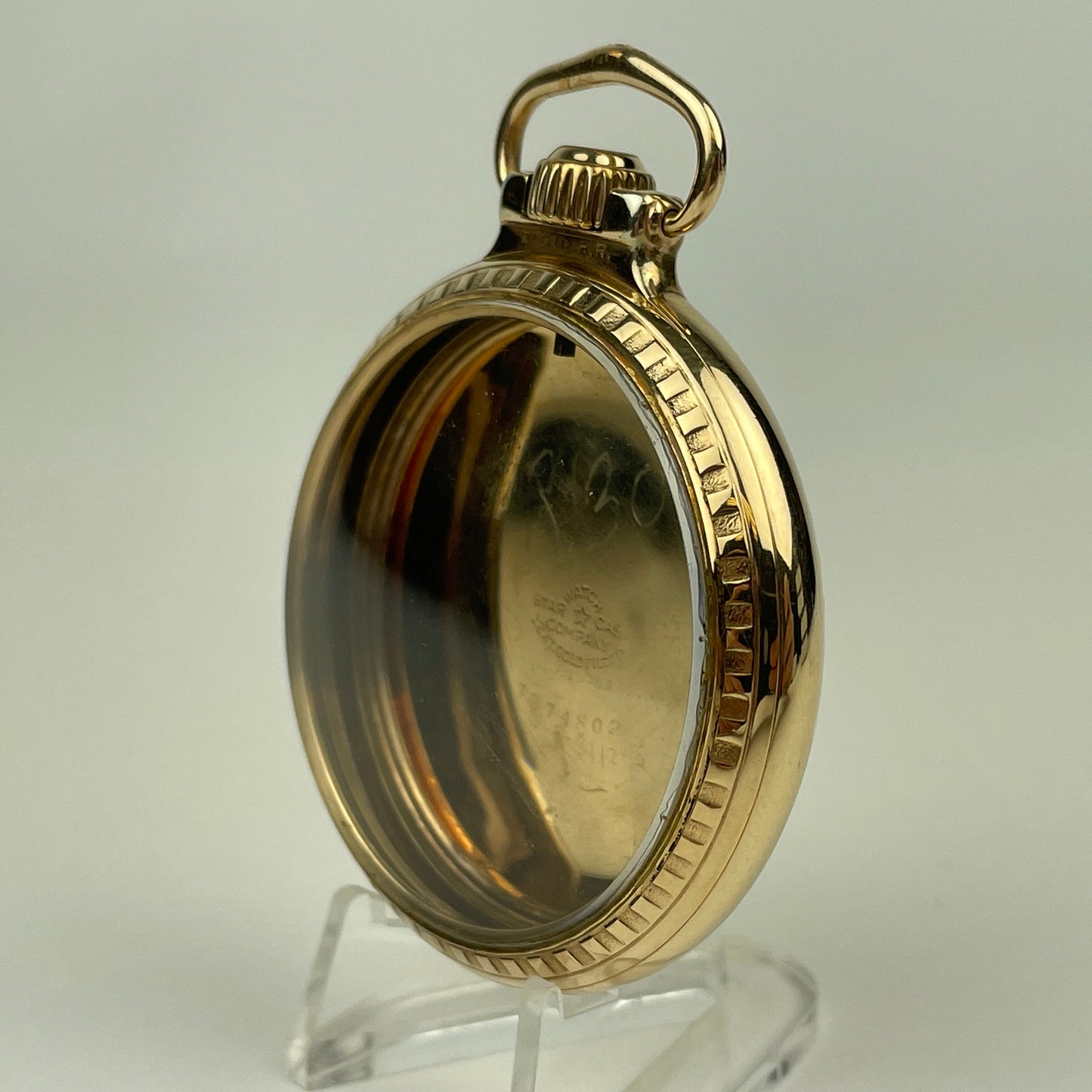 Elgin 16 Size "R.R." Screw Cover Railroad YGF Pocket Watch Case