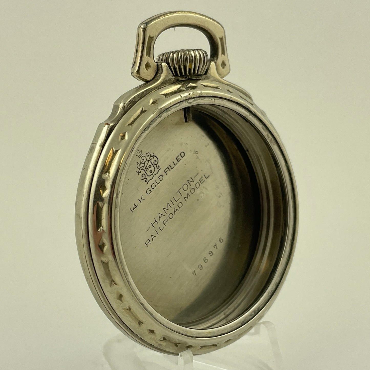 Hamilton WGF 16 Size Railroad Pocket Watch Case Model 6