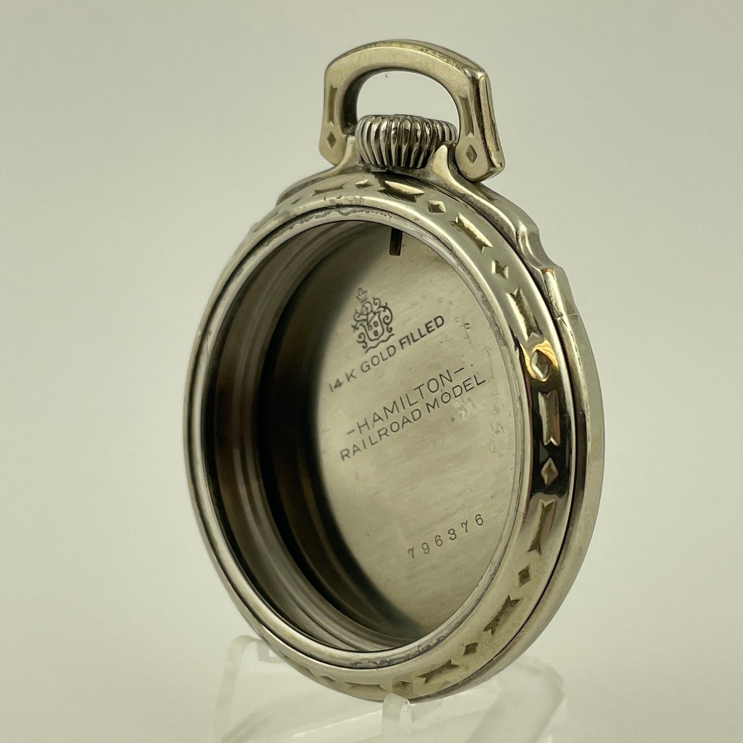 Hamilton WGF 16 Size Railroad Pocket Watch Case Model 6