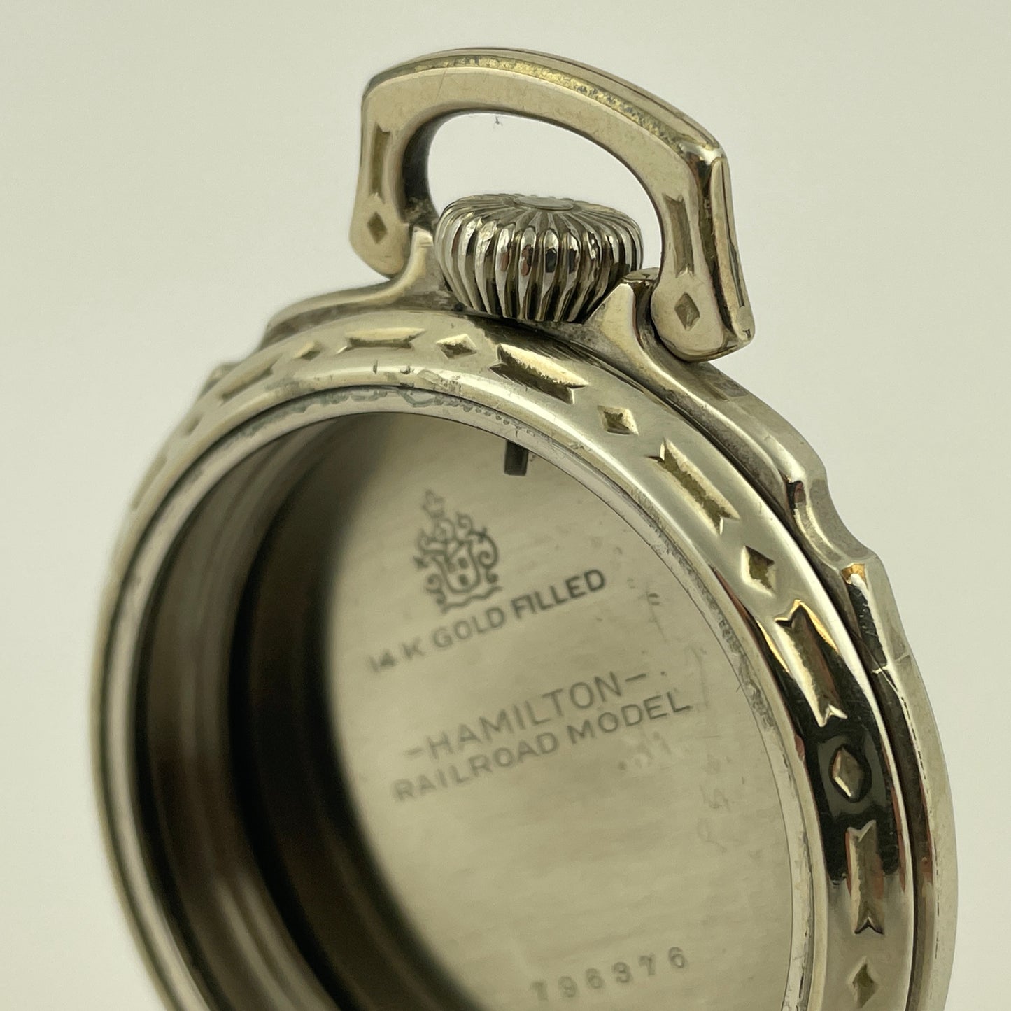 Hamilton WGF 16 Size Railroad Pocket Watch Case Model 6