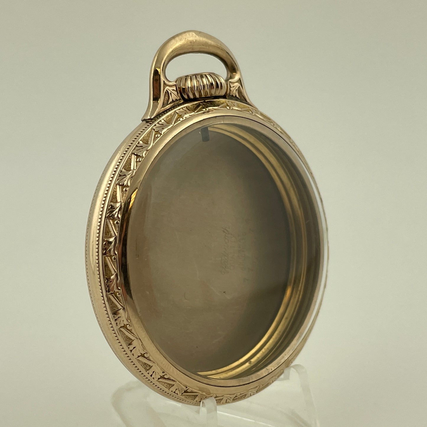 Elgin 16 Size “B. W. RAYMOND MODEL” Signed Pocket Watch YGF Case