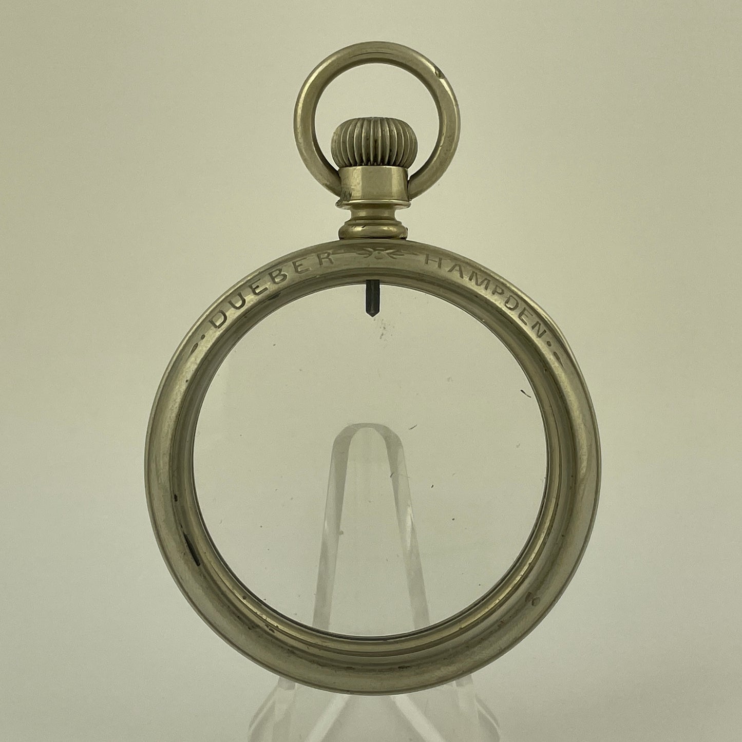 Hampden 18 Size Salesman Sample Signed Pocket Watch Case