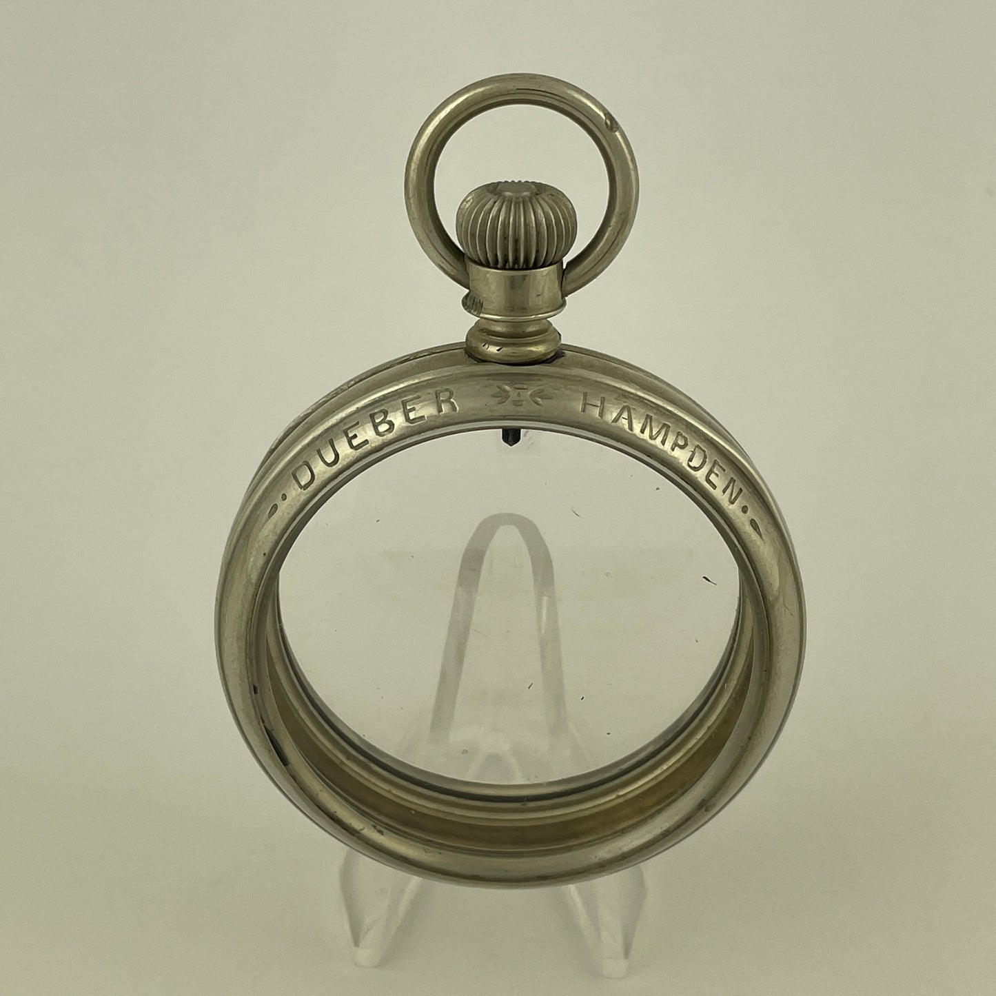 Hampden 18 Size Salesman Sample Signed Pocket Watch Case