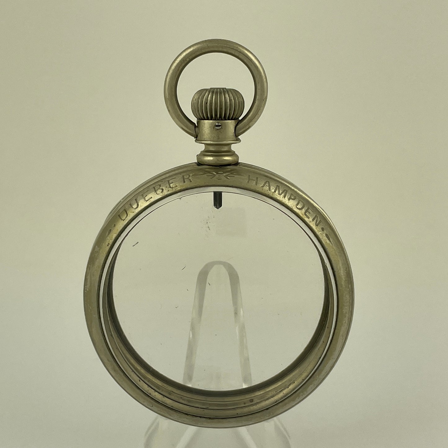 Hampden 18 Size Salesman Sample Signed Pocket Watch Case