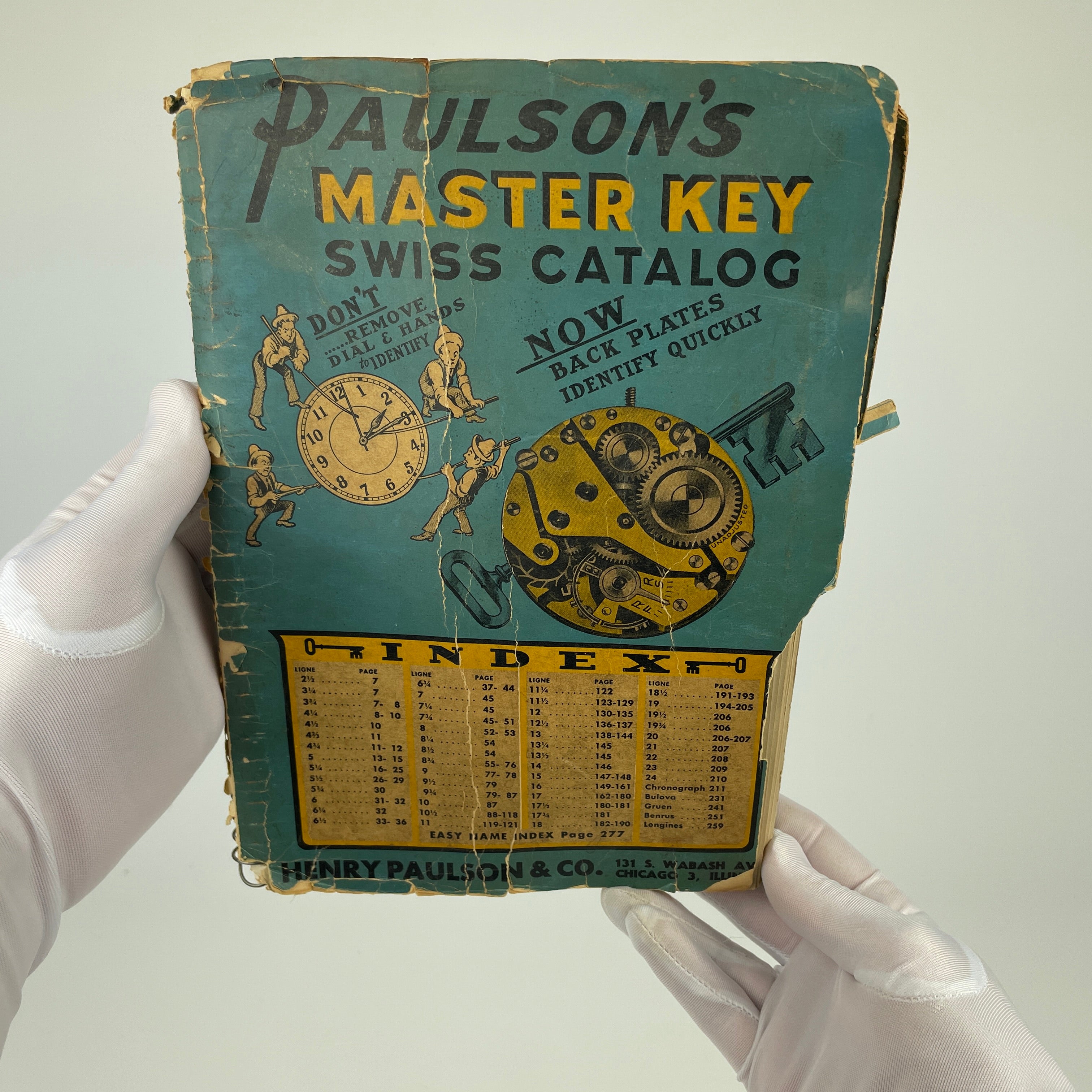 Paulson’s “MASTER KEY" Swiss Catalog watchpartsrus