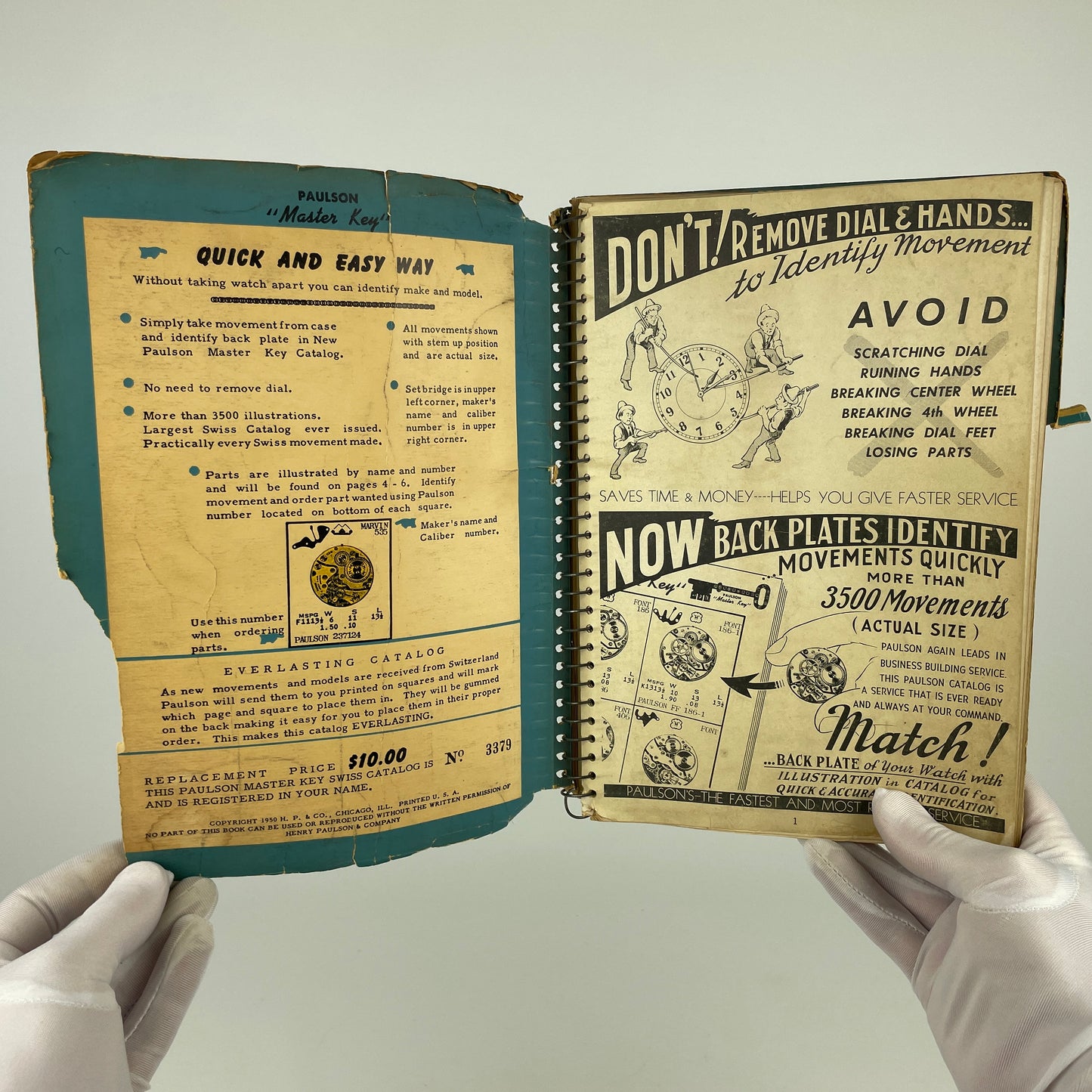 Paulson’s “MASTER KEY" Swiss Catalog
