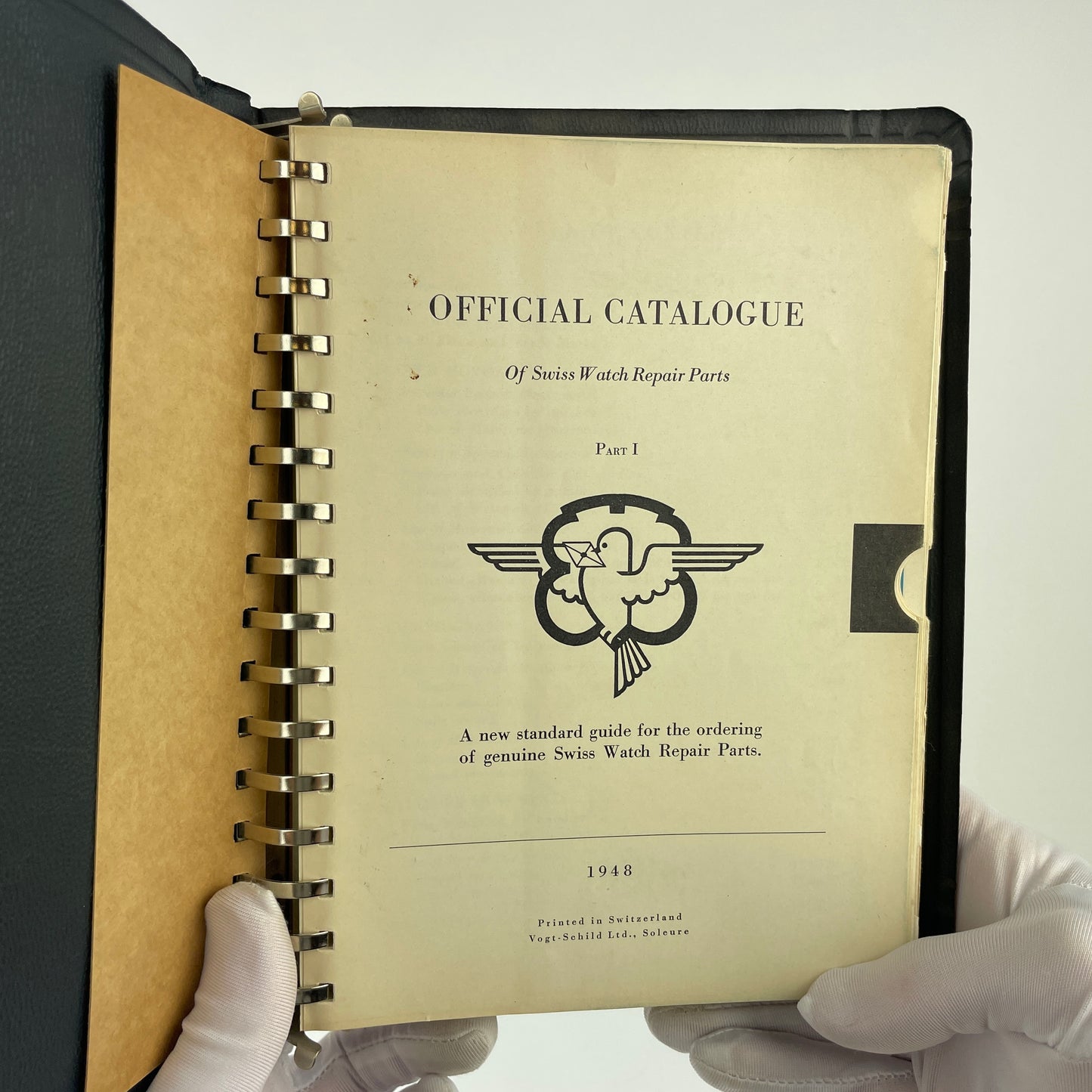Official Catalog of Swiss Watch Parts Volumes 1 & 2