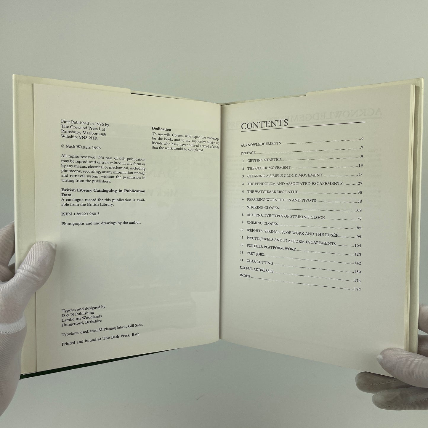 The Clock Repairer's Manual