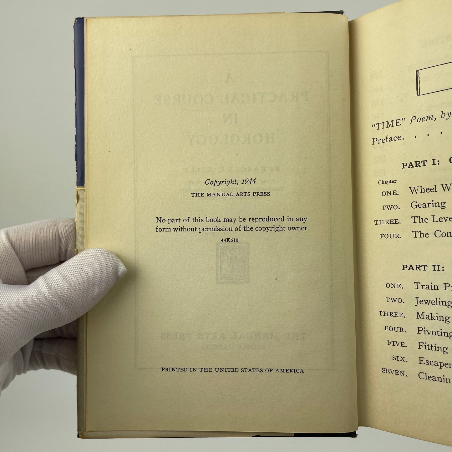 A Practical Course In Horology