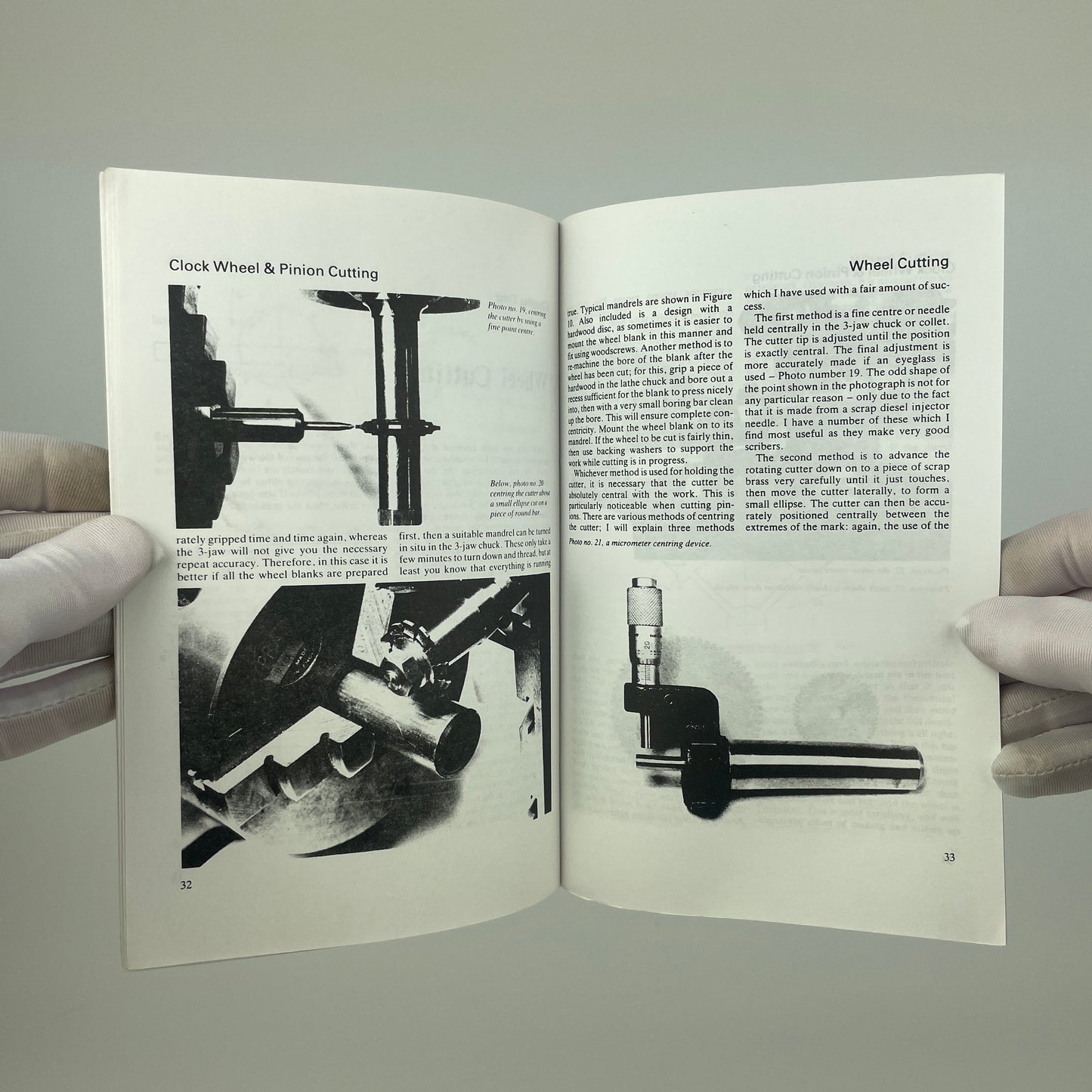 Jan Lot 32- Clock Wheel & Pinion Cutting Catalog