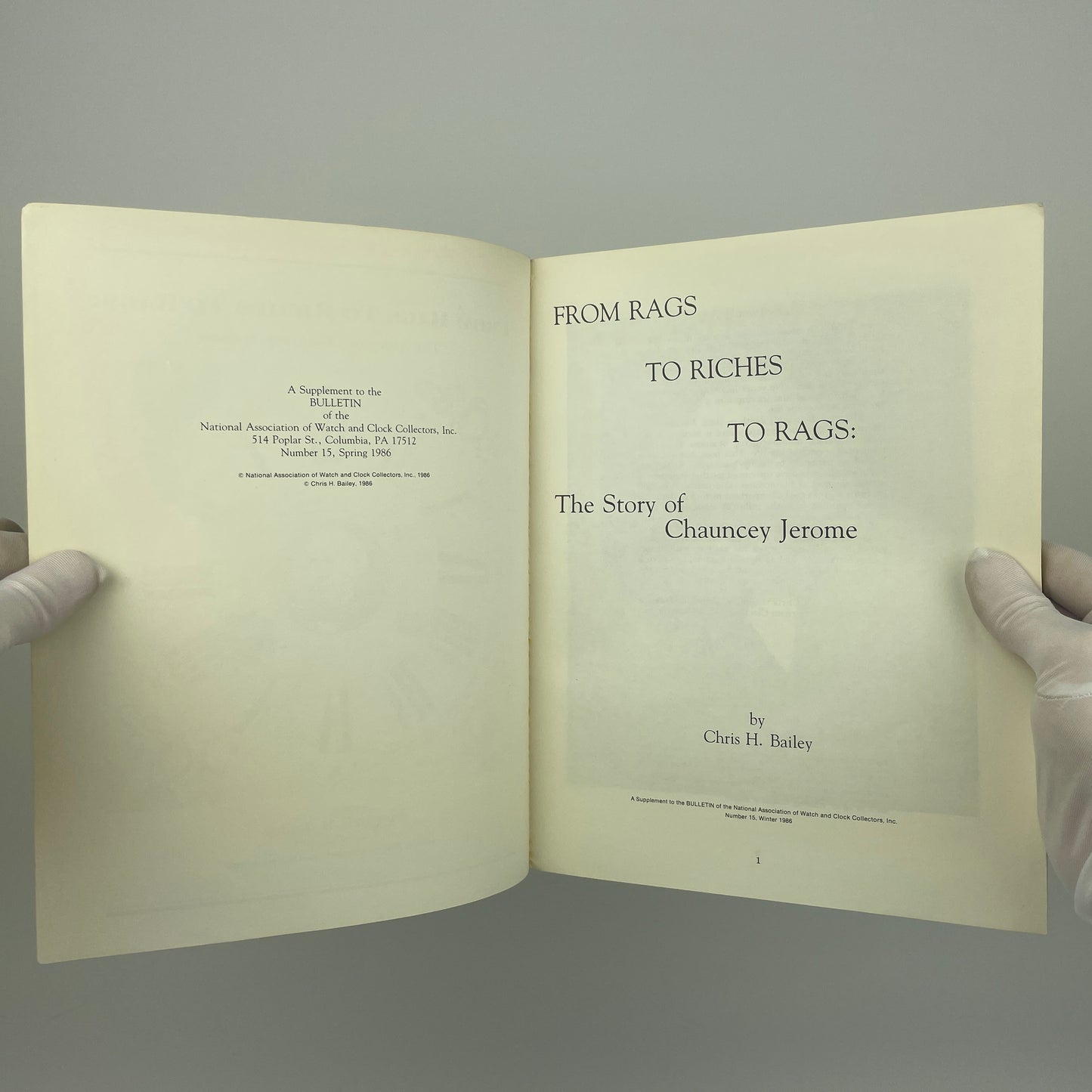 The Story of Chauncey Jerome by Chris H. Bailey