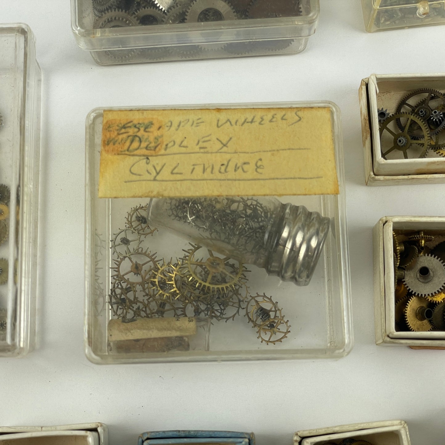 Jan Lot 27- Watchmaker’s Selection of American Pocket Watch Parts