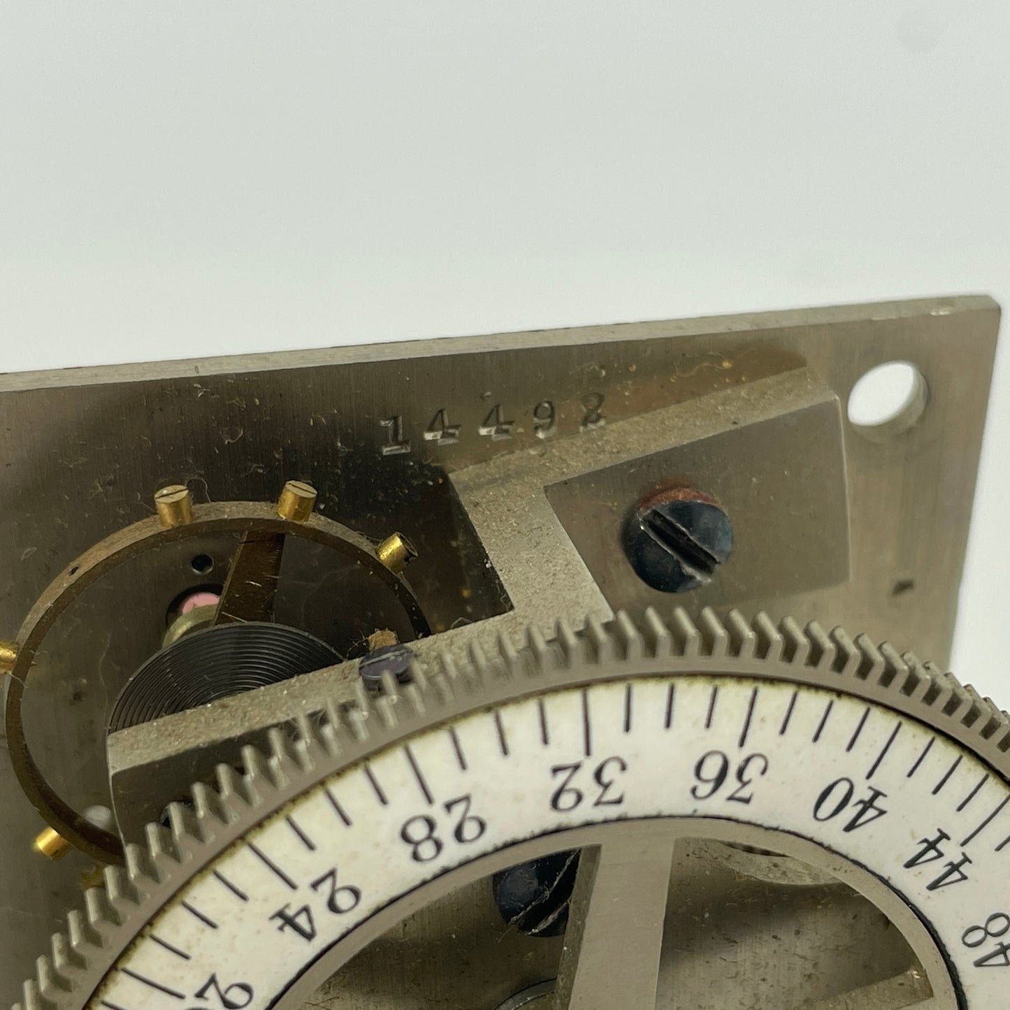 Jan Lot 50- Sargent bank Vault Clock