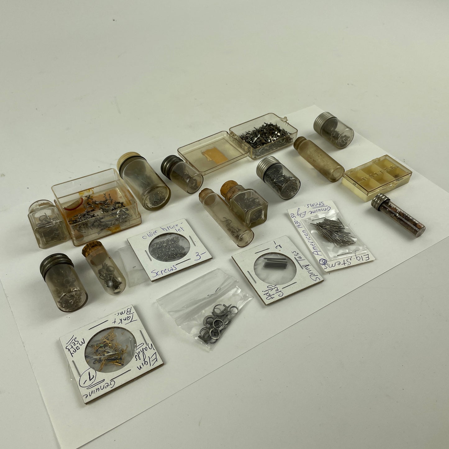 Jan Lot 57- Watchmaker’s Selection of Pocket Watch Parts