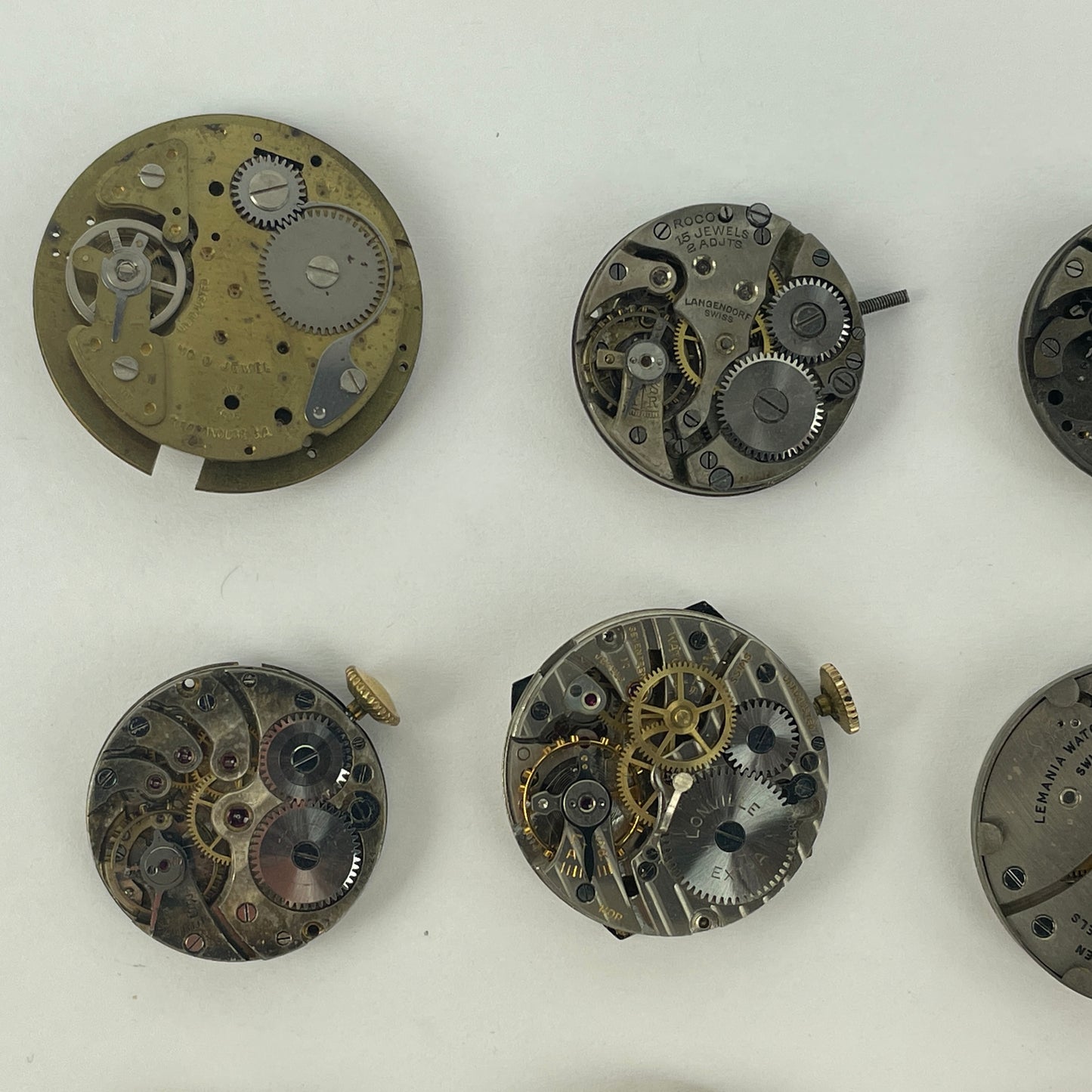 Jan Lot 71- Men’s Swiss Vintage Mechanical Wristwatch Movements