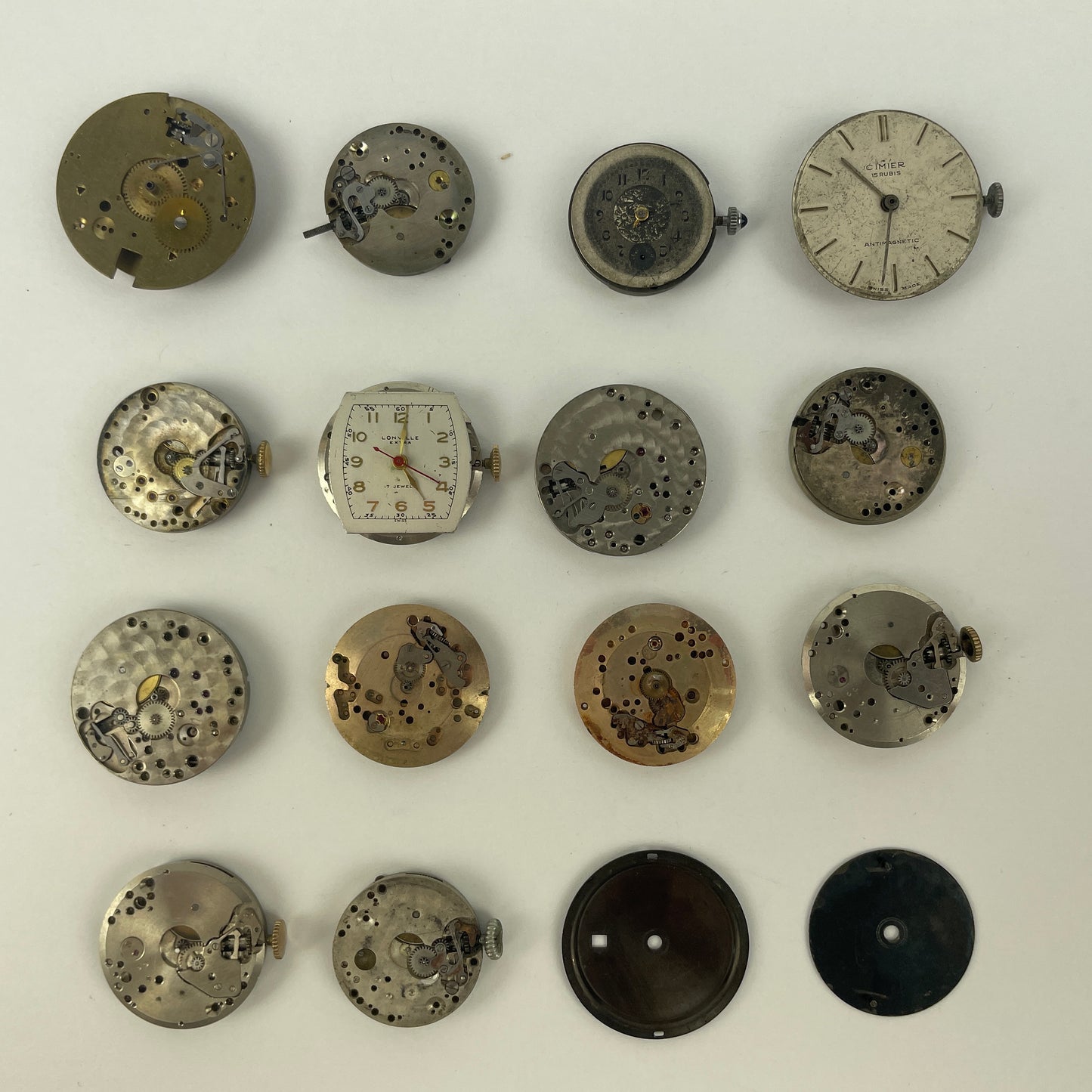 Jan Lot 71- Men’s Swiss Vintage Mechanical Wristwatch Movements