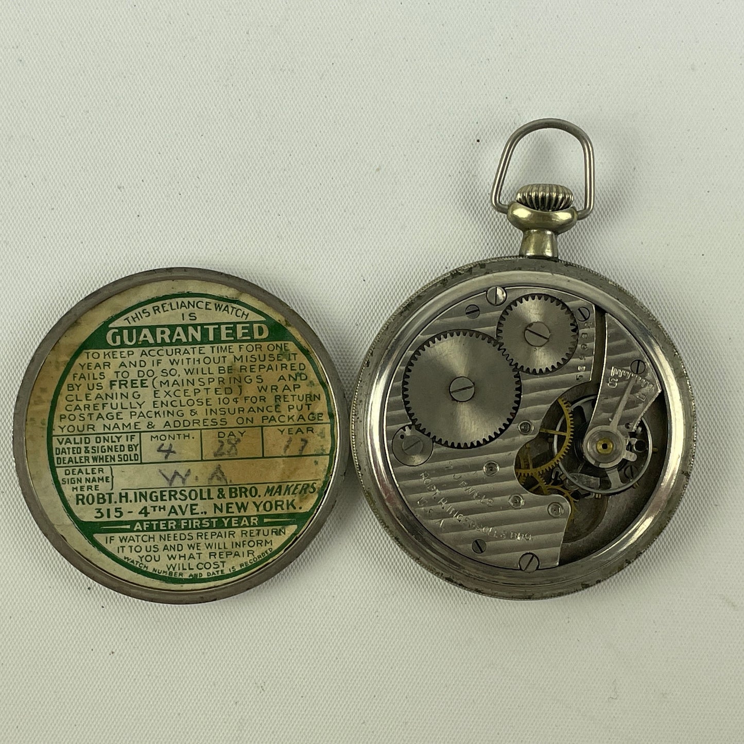 Jan Lot 84- Waltham Pair of 16 Size Pocket Watch Disassembled Movements