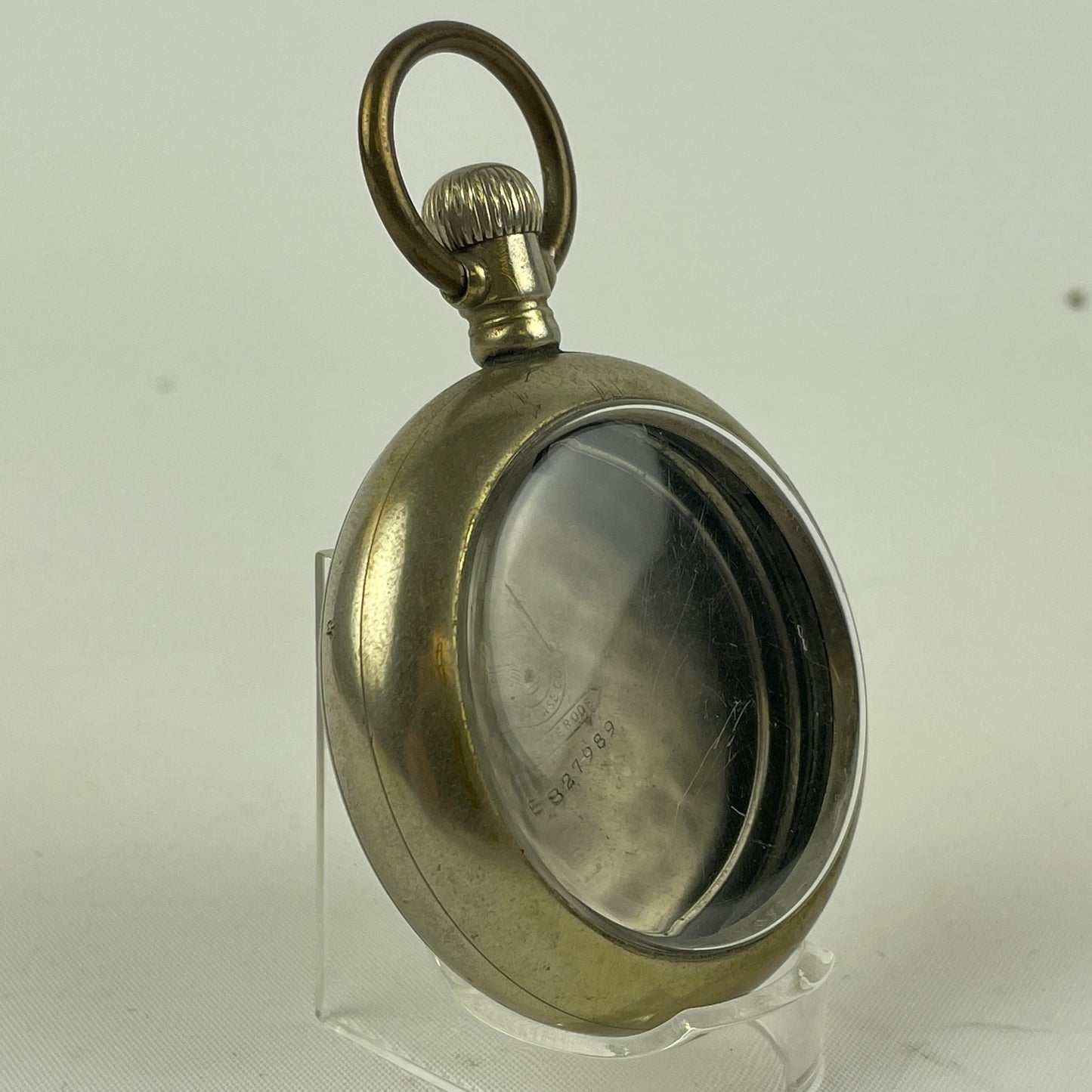Jan Lot 88- American 18 Size Nickel Open Face Pocket Watch Case