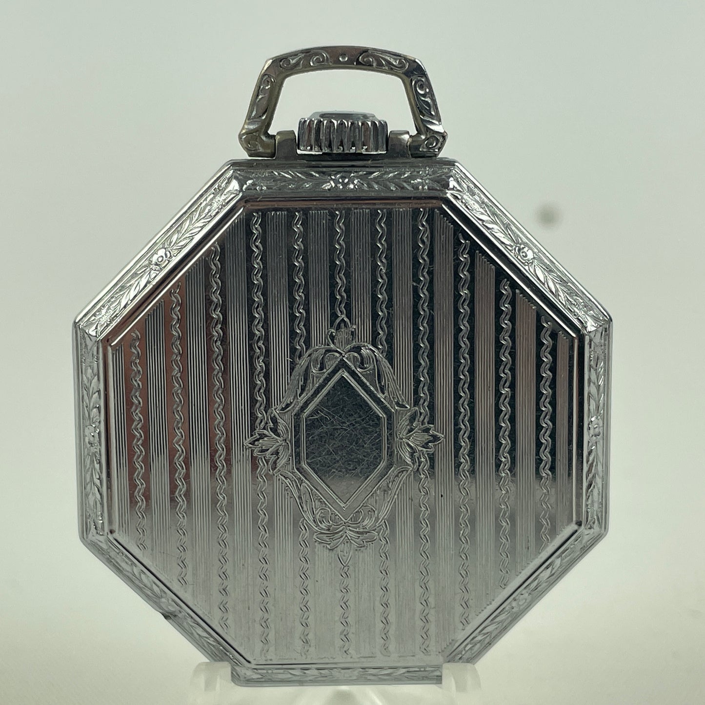 Jan Lot 96- Elgin 12 Size Octagon 7 Jewel Pocket Watch