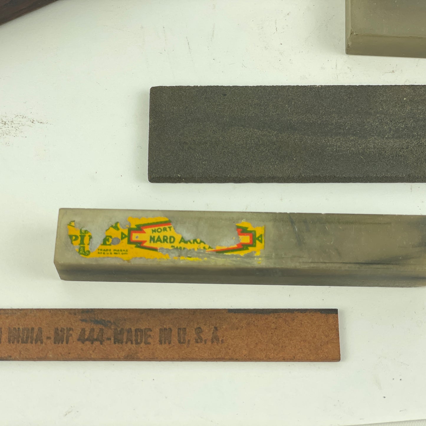 Jan Lot 146- Watchmaker’s Assortment of Hard Arkansas Stones & Other Stones