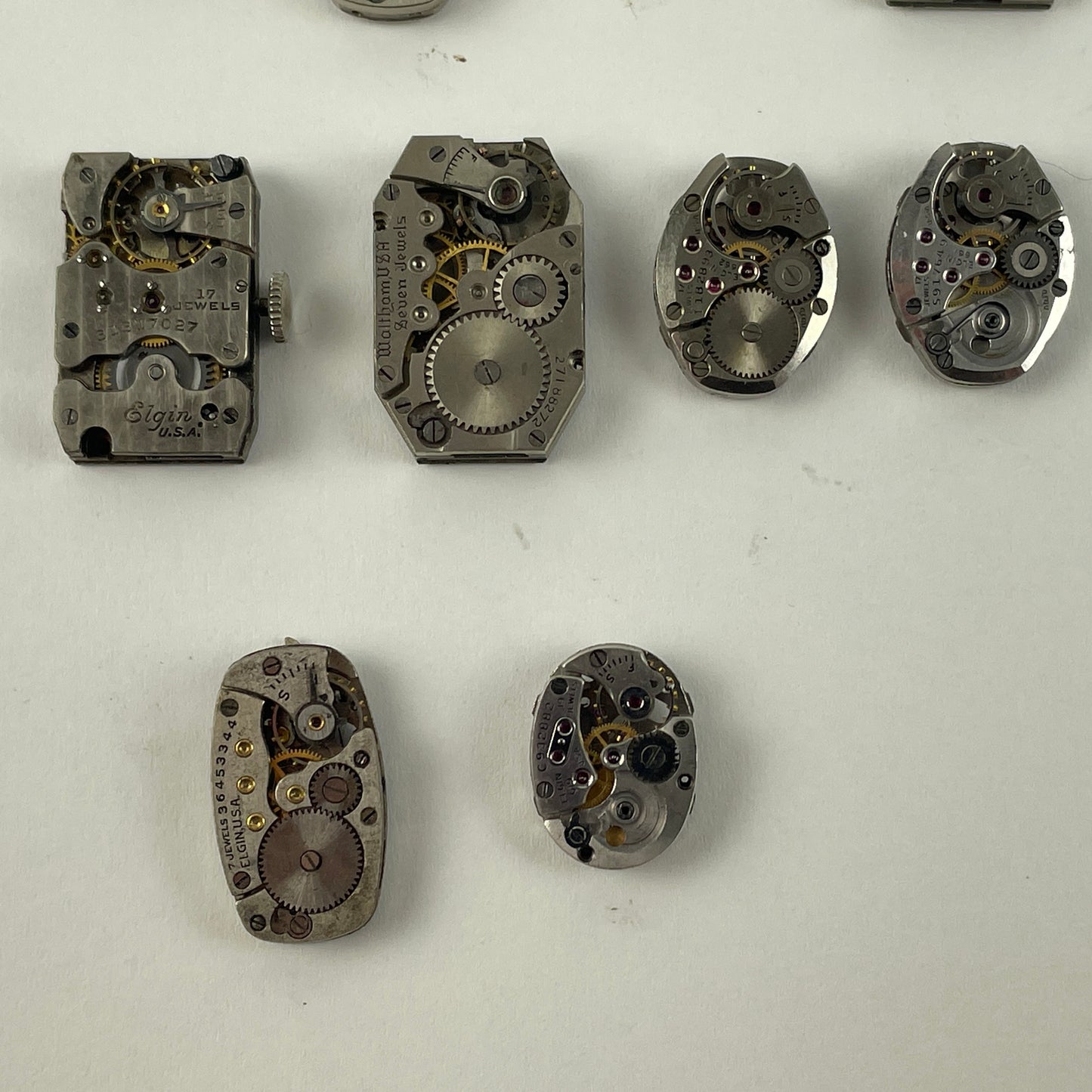 Lot 104- Elgin | Waltham Mechanical Movements, set of (13)