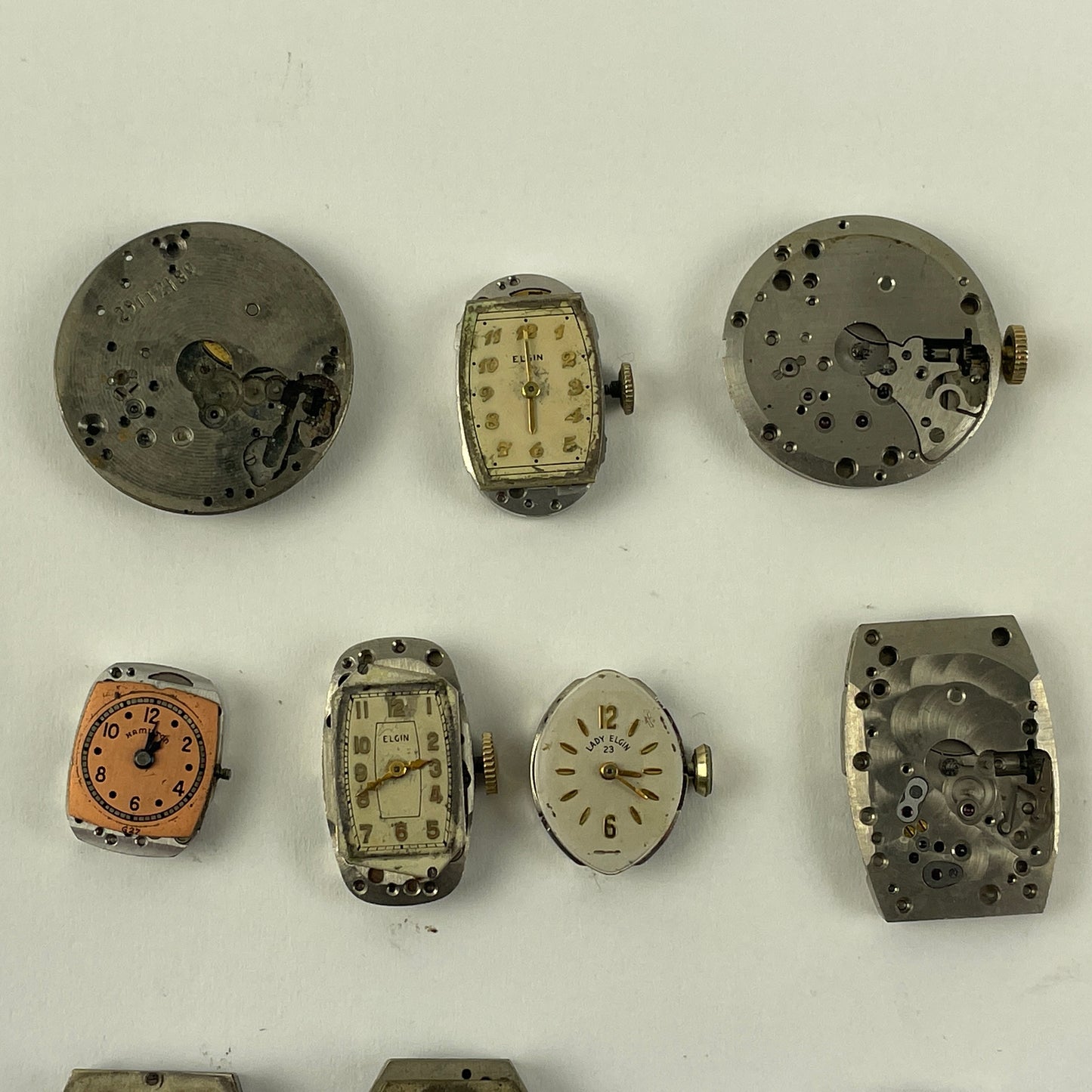 Lot 104- Elgin | Waltham Mechanical Movements, set of (13)