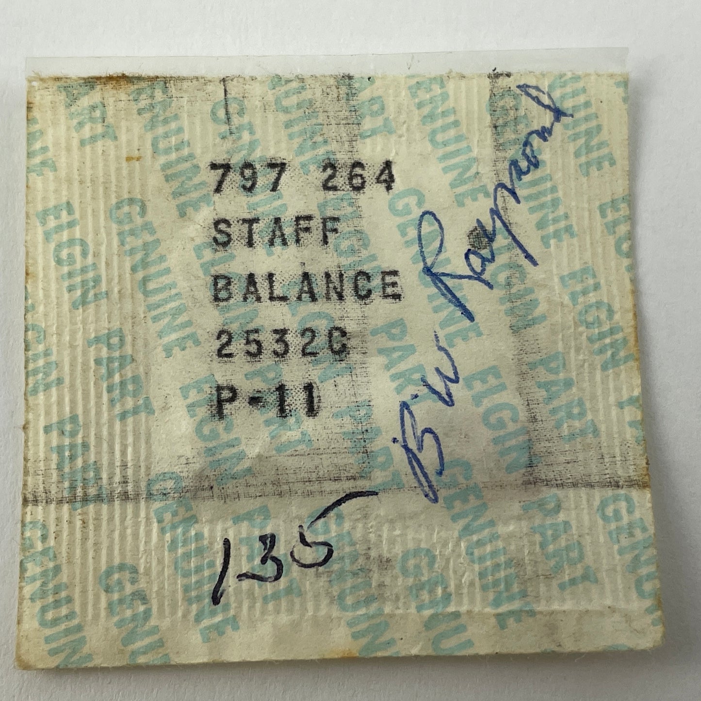 Lot 21- NOS B.W. Raymond Balance Staff DR 2532C