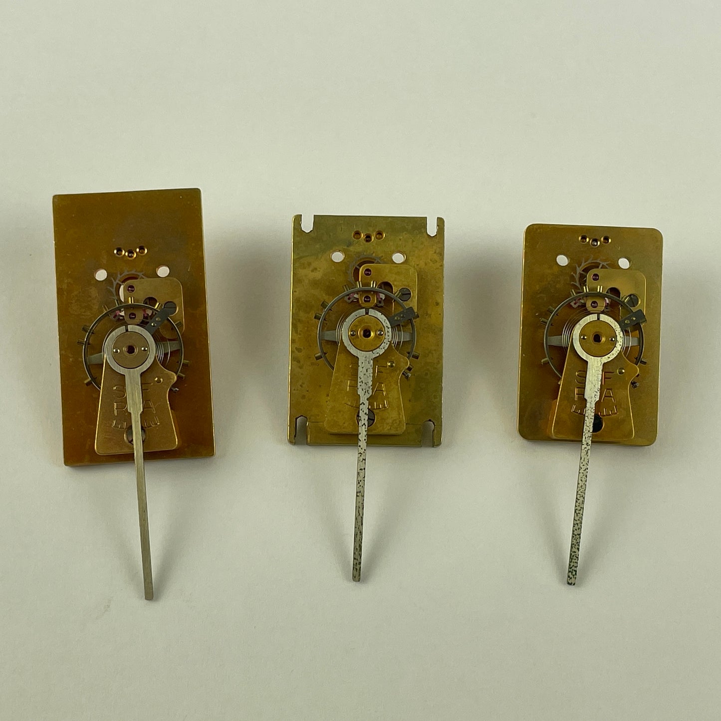 Lot 51- Vintage Swiss Clock Platform Escapements, set of (3)