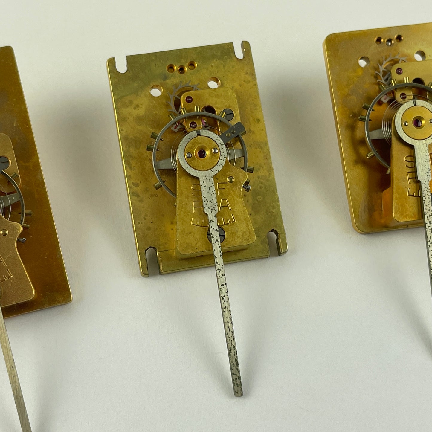 Lot 51- Vintage Swiss Clock Platform Escapements, set of (3)