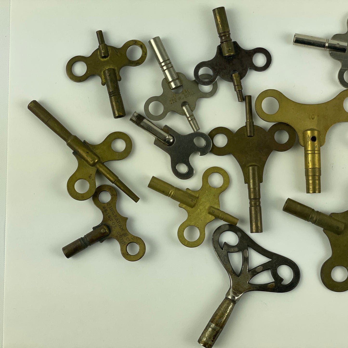 Lot 49- Clock Winding Keys (18)