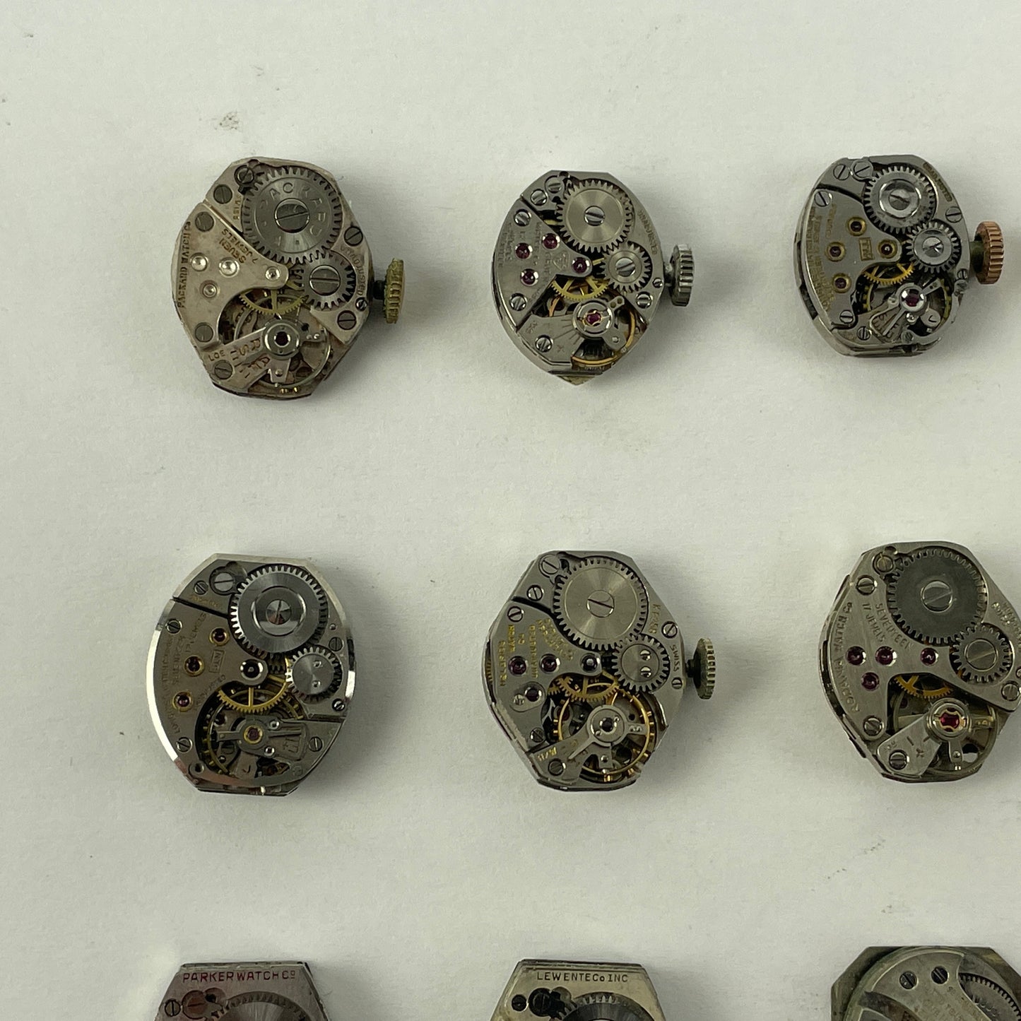 Lot 55- Swiss Ladies' Fancy Mechanical Wristwatch Movements