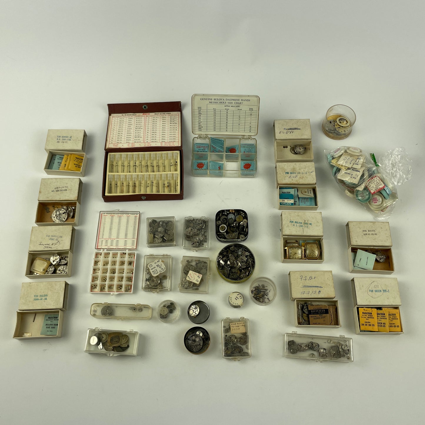 Lot 62- Swiss Mechanical Parts Assortment