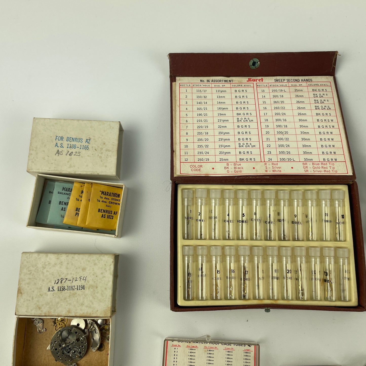 Lot 62- Swiss Mechanical Parts Assortment
