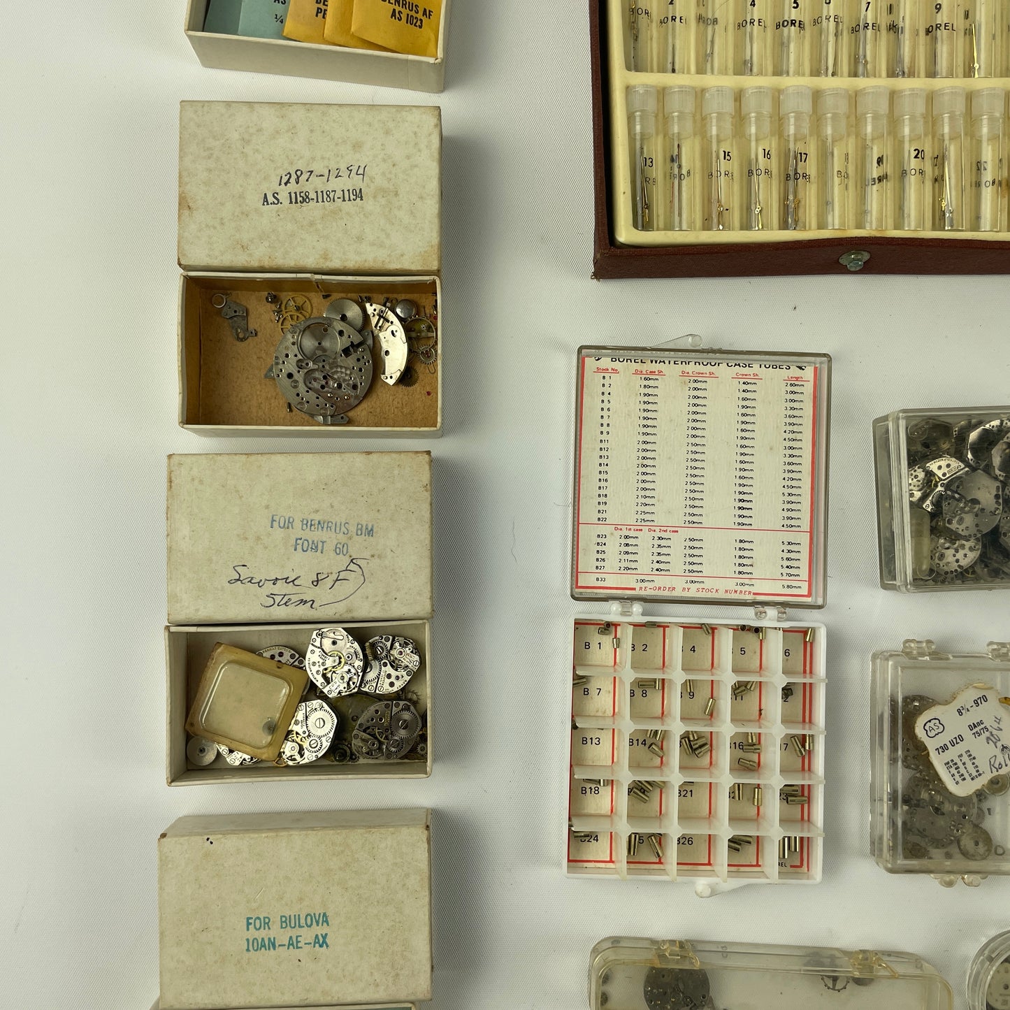 Lot 62- Swiss Mechanical Parts Assortment
