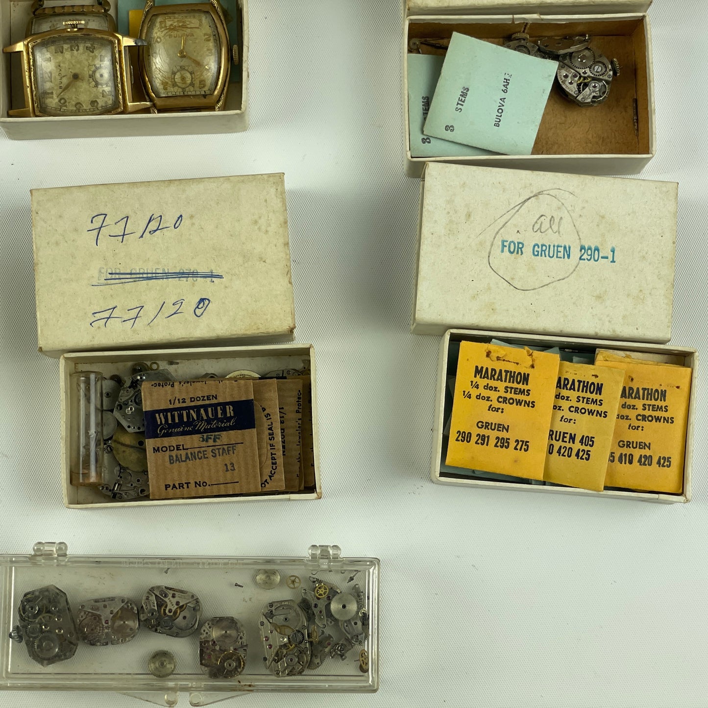 Lot 62- Swiss Mechanical Parts Assortment
