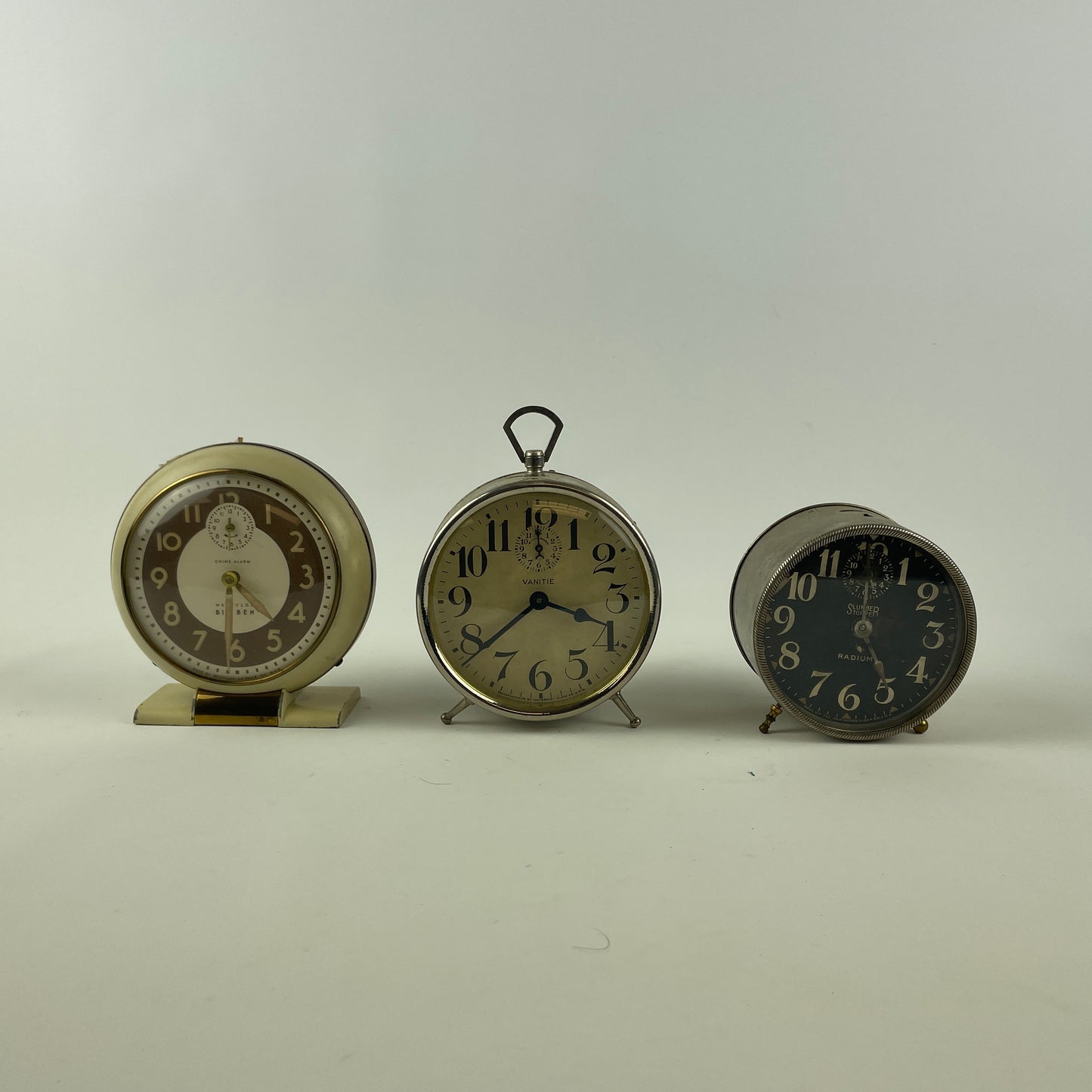 Lot 67- Alarm Clock set of (3)