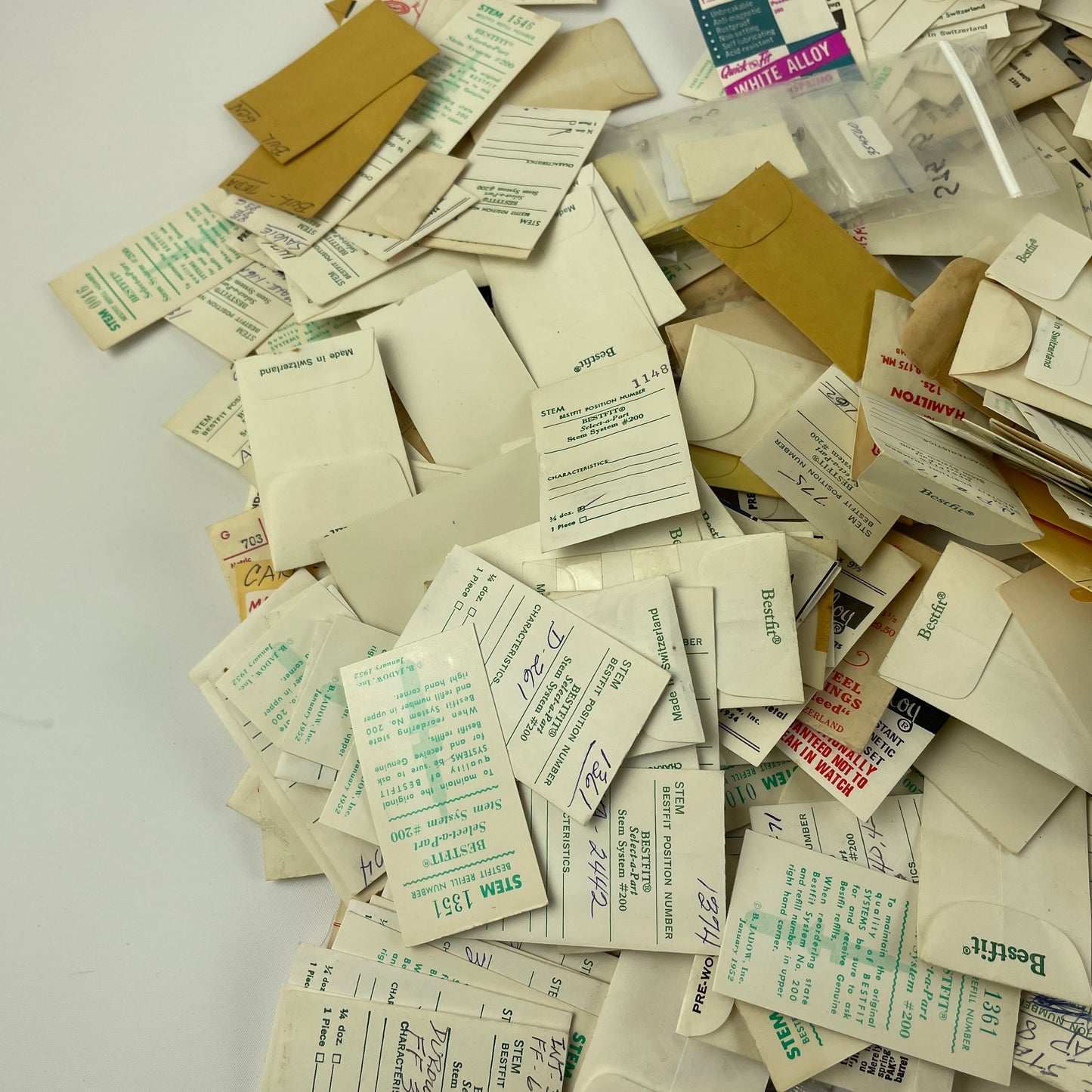 Lot 69- Huge Lot of Stems & Mainsprings