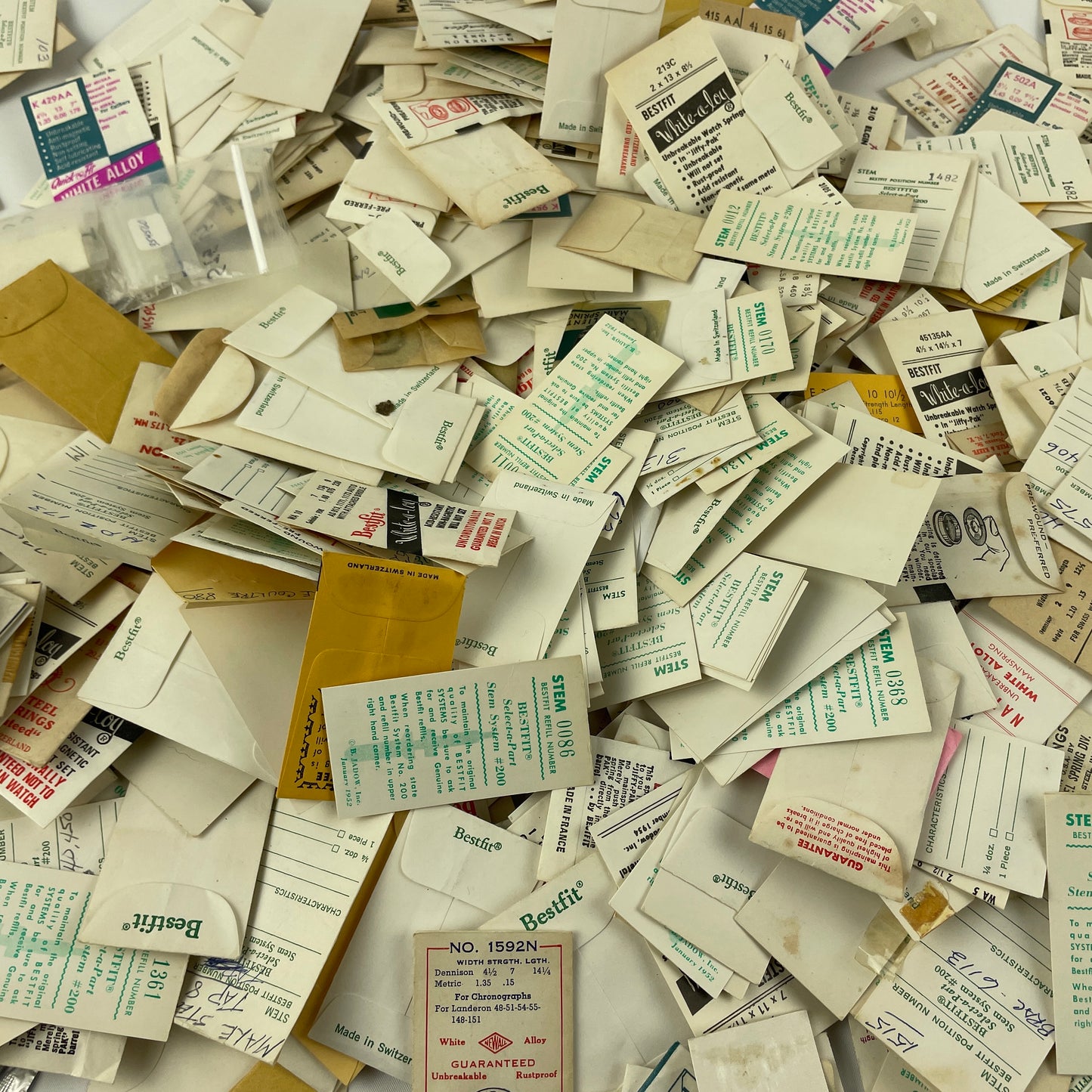 Lot 69- Huge Lot of Stems & Mainsprings