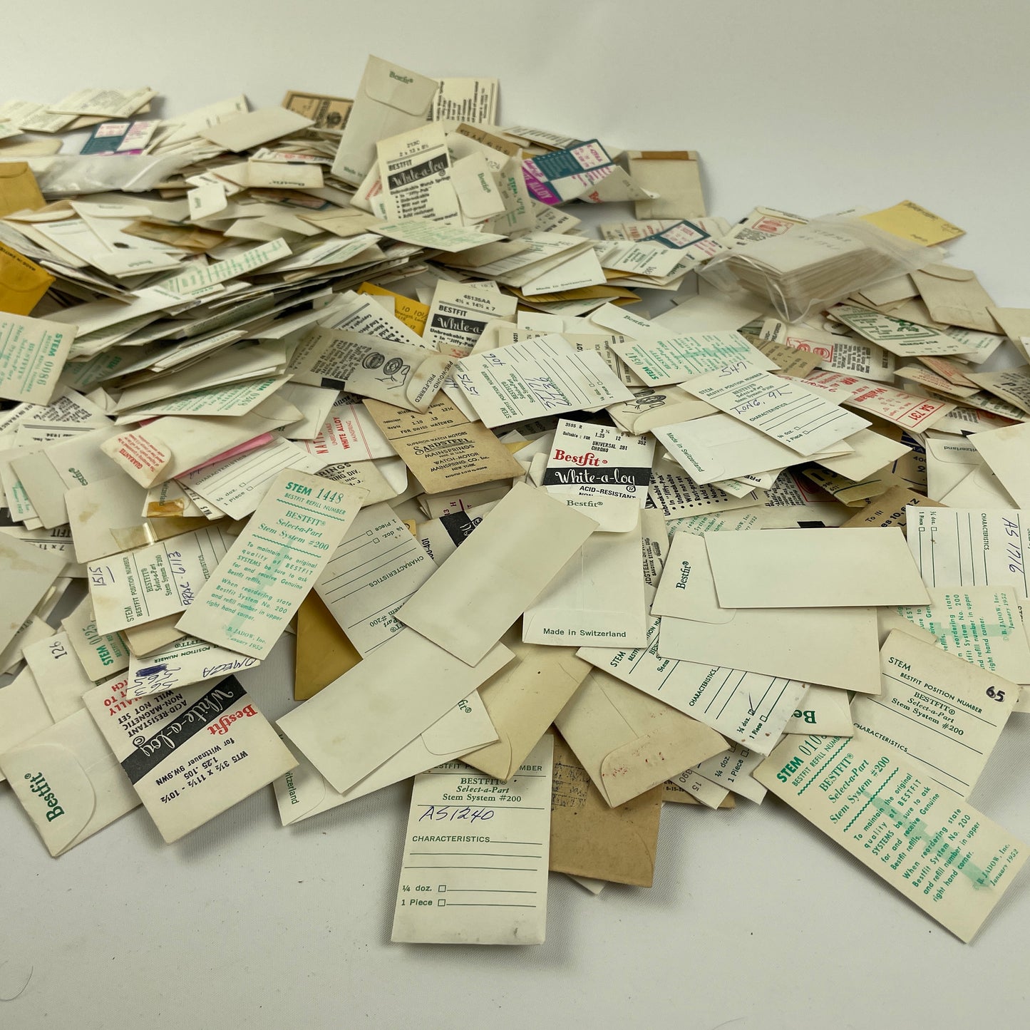 Lot 69- Huge Lot of Stems & Mainsprings