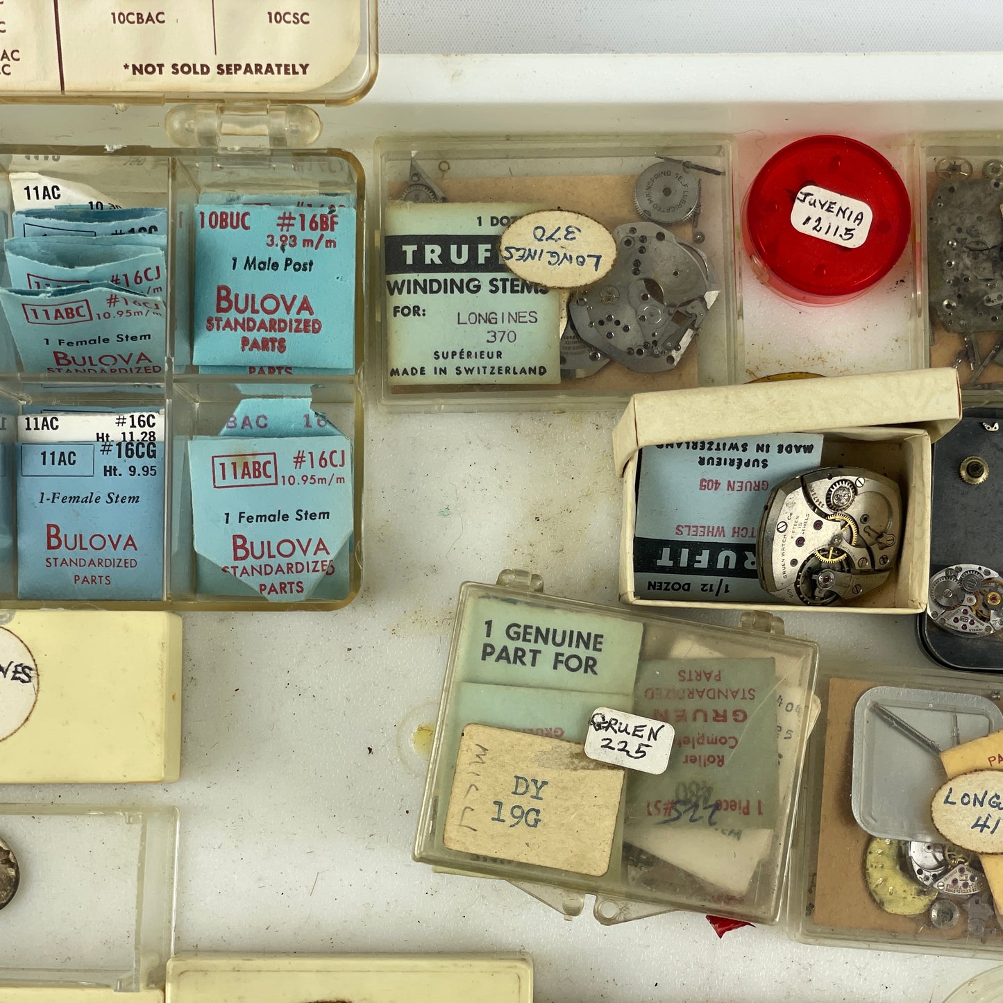 Lot 76- Swiss Mechanical Parts Tray Lot