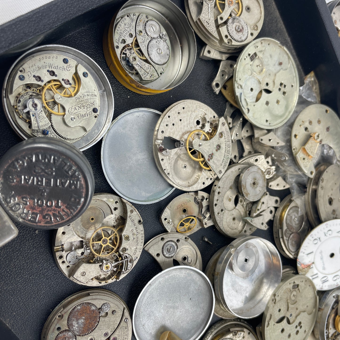 Lot 81- American Pocket Watch Tray Lot