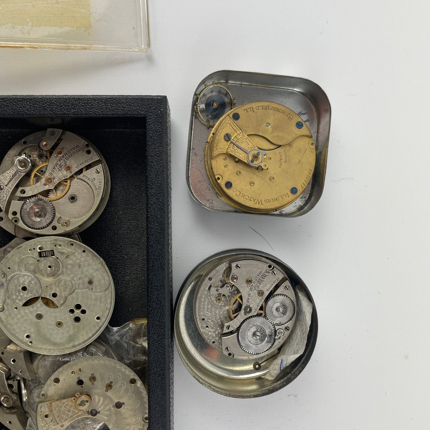 Lot 81- American Pocket Watch Tray Lot