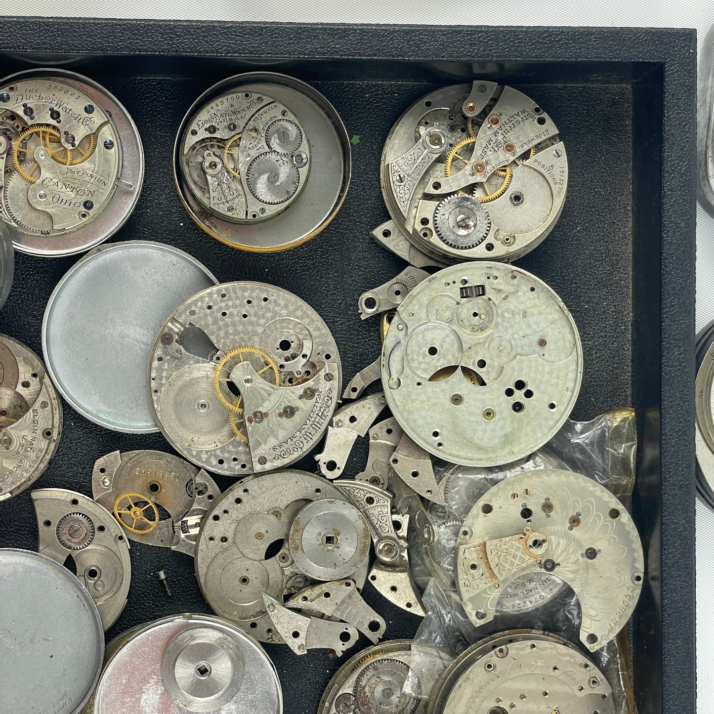 Lot 81- American Pocket Watch Tray Lot
